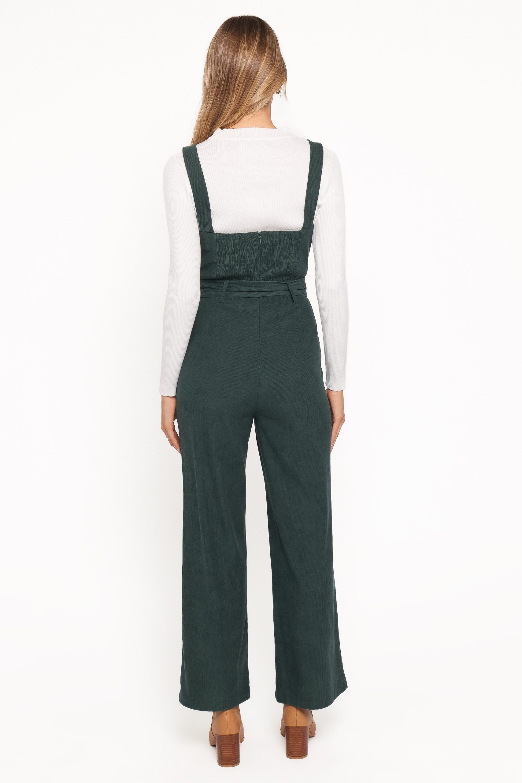 Selene Corduroy Jumpsuit - Green - Image 4