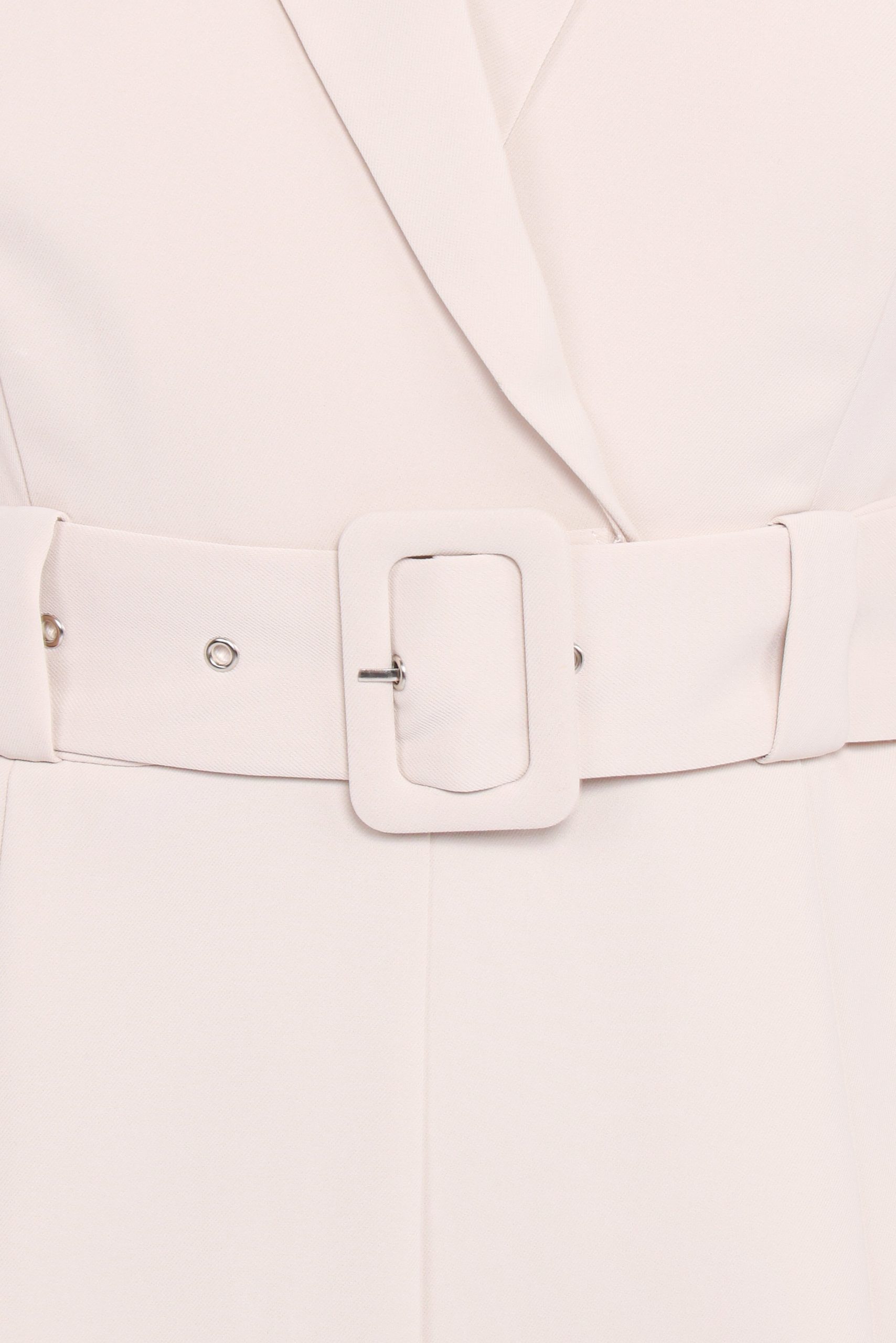 Sienna Belted Jumpsuit - Beige - Image 6