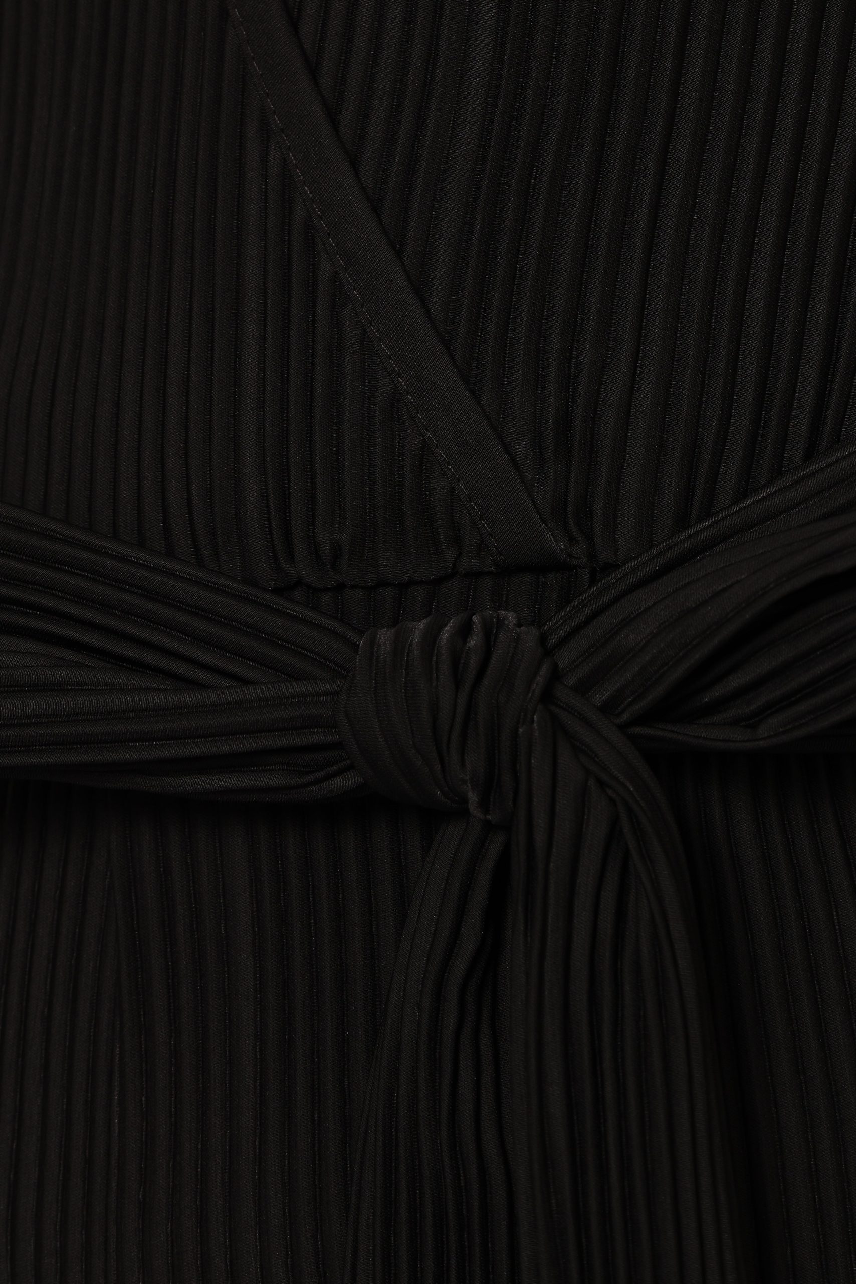 Solange Plisse Jumpsuit - Black - Image 6
