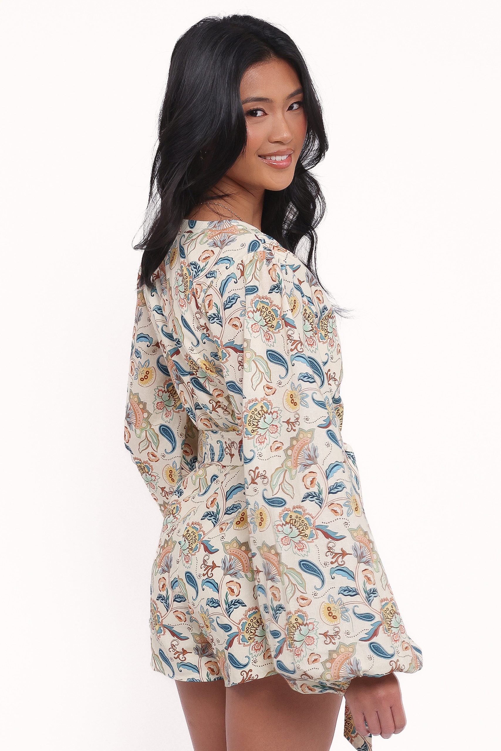 Soul Belted Romper - Paisley - Image 4