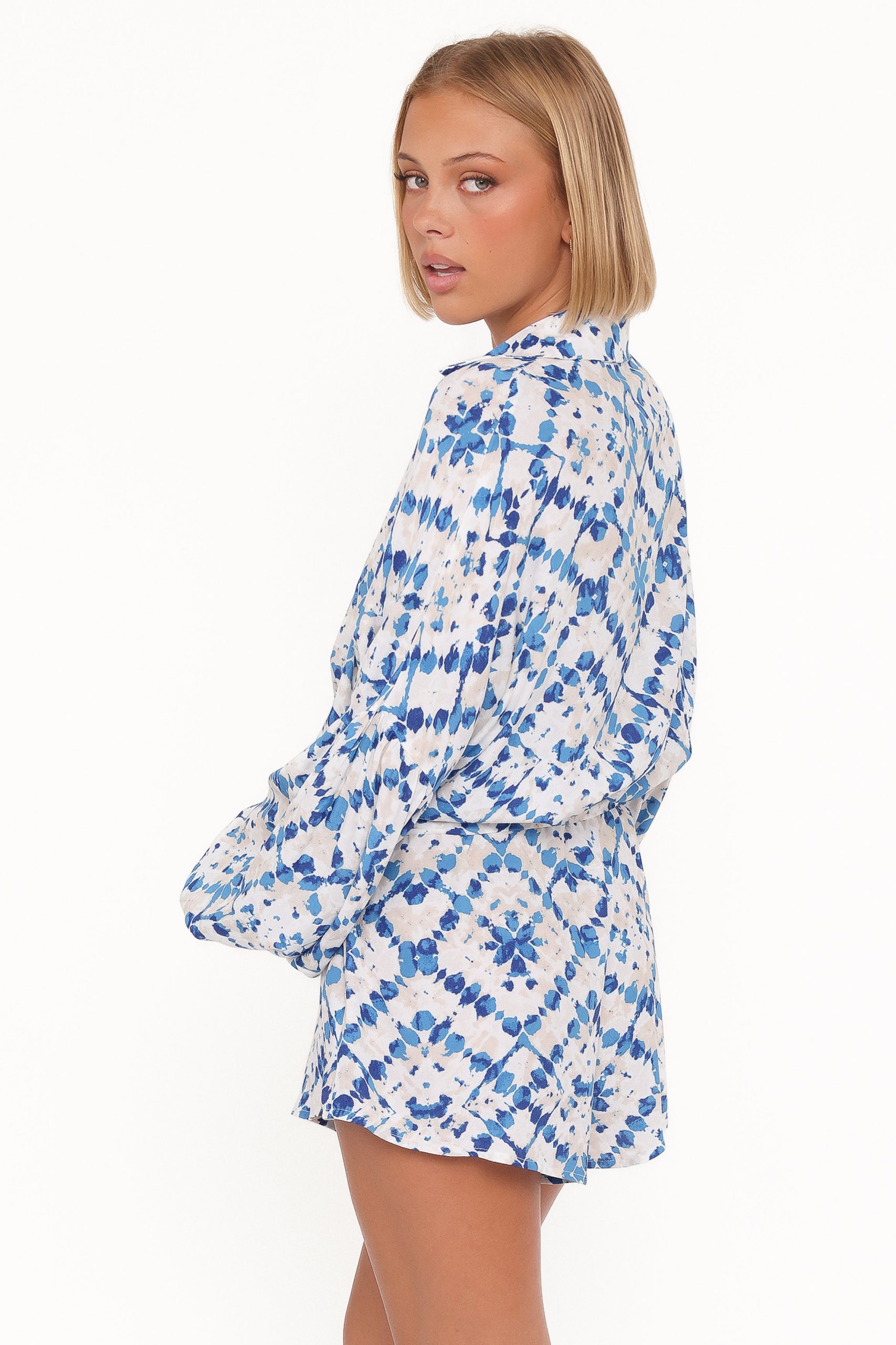 Tansy Romper - Blue Diamond - Image 4