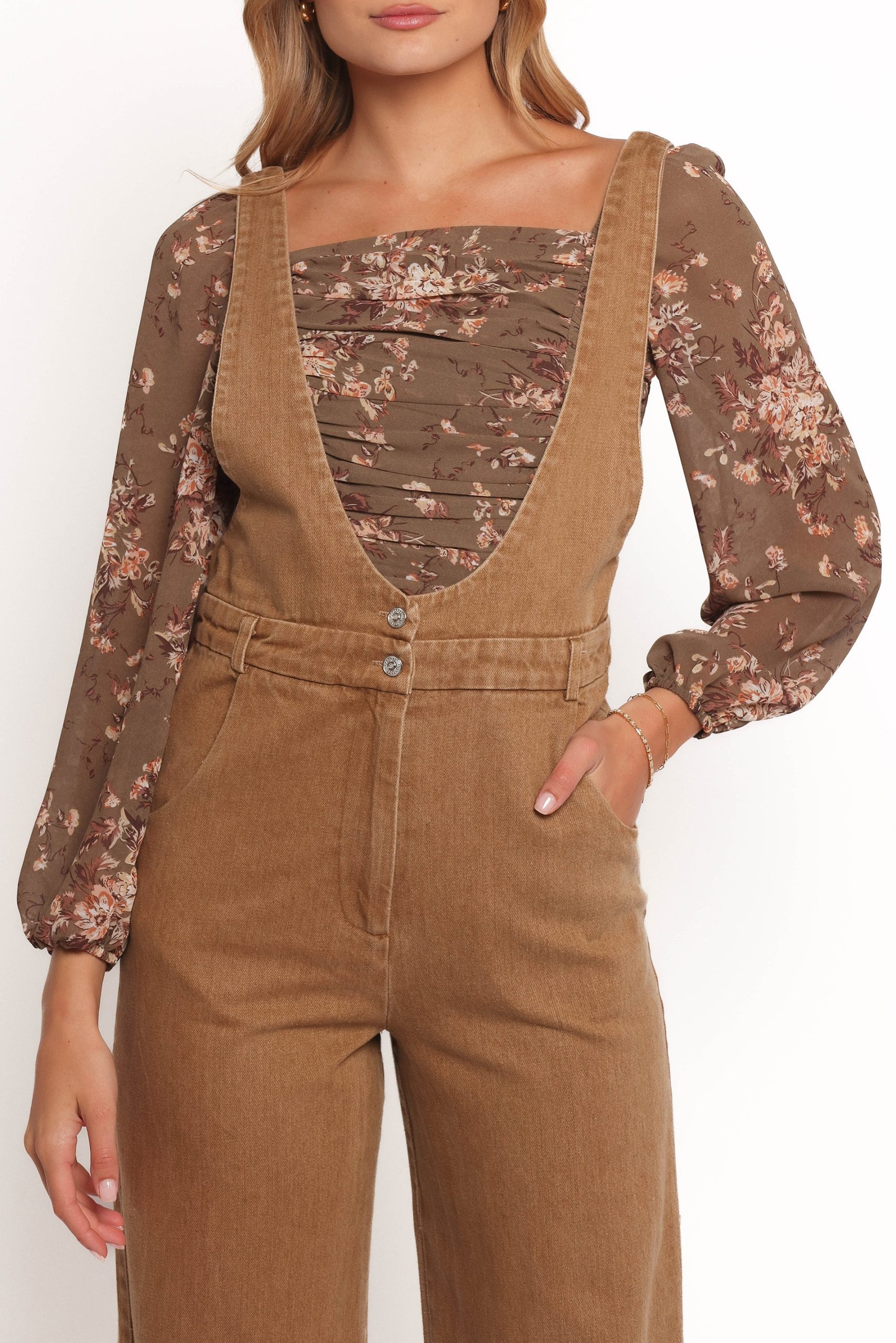 Vieve Jumpsuit - Brown - Image 6