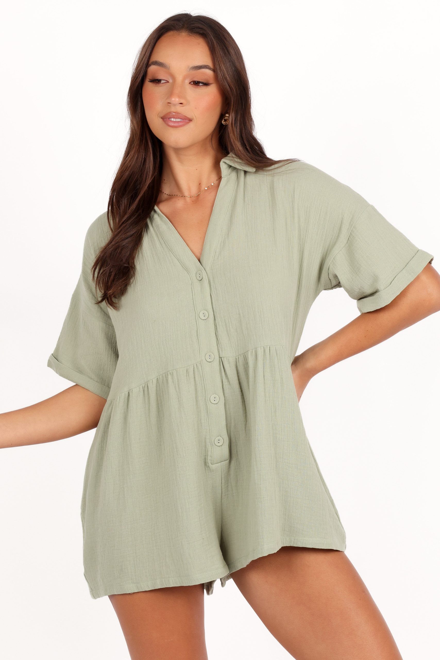 Winny Romper - Sage Green - Image 2