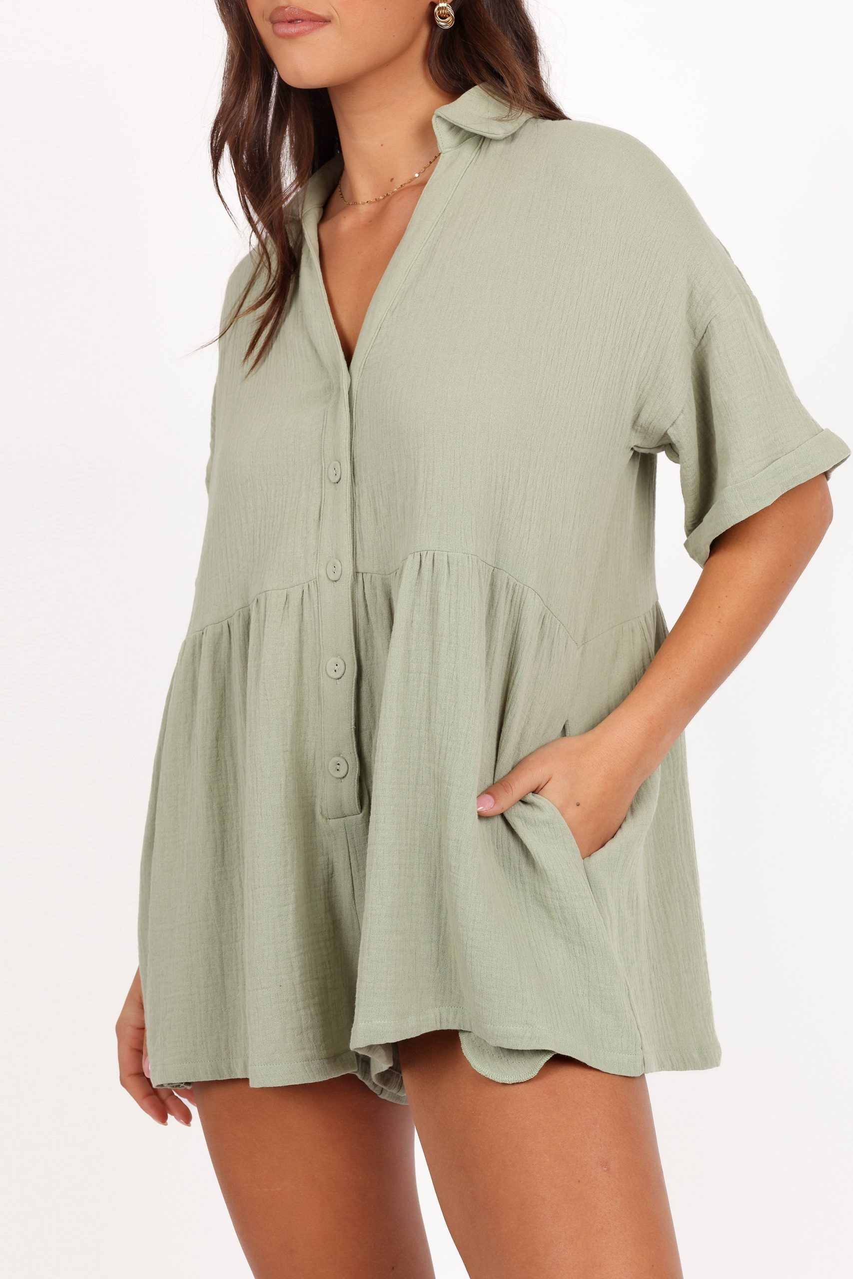 Winny Romper - Sage Green - Image 7