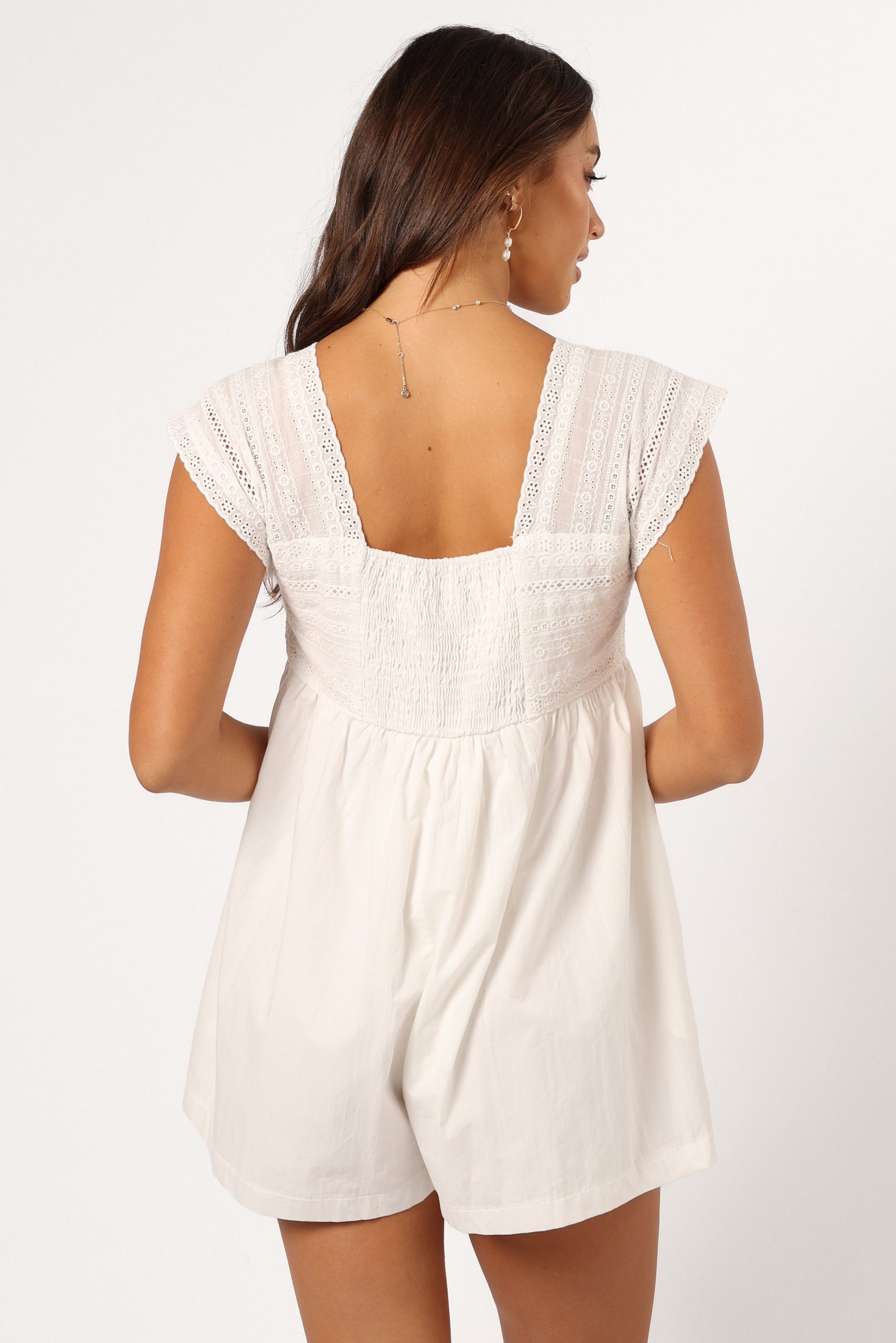 Adeline Romper - White - Image 6