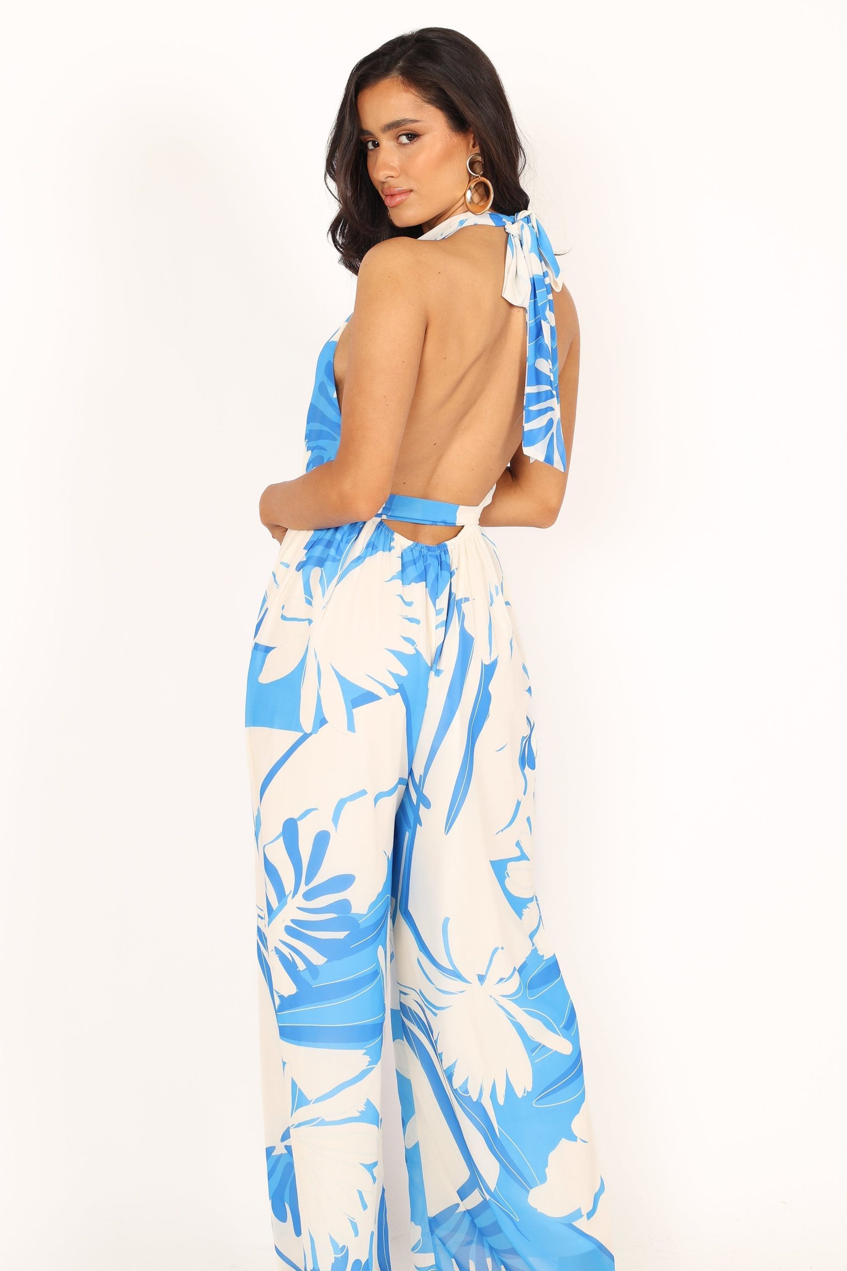 Aminah Jumpsuit - Blue Floral - Image 2