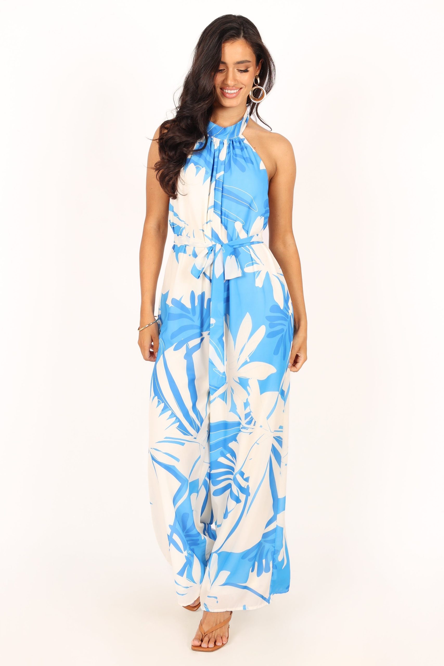 Aminah Jumpsuit - Blue Floral - Image 5