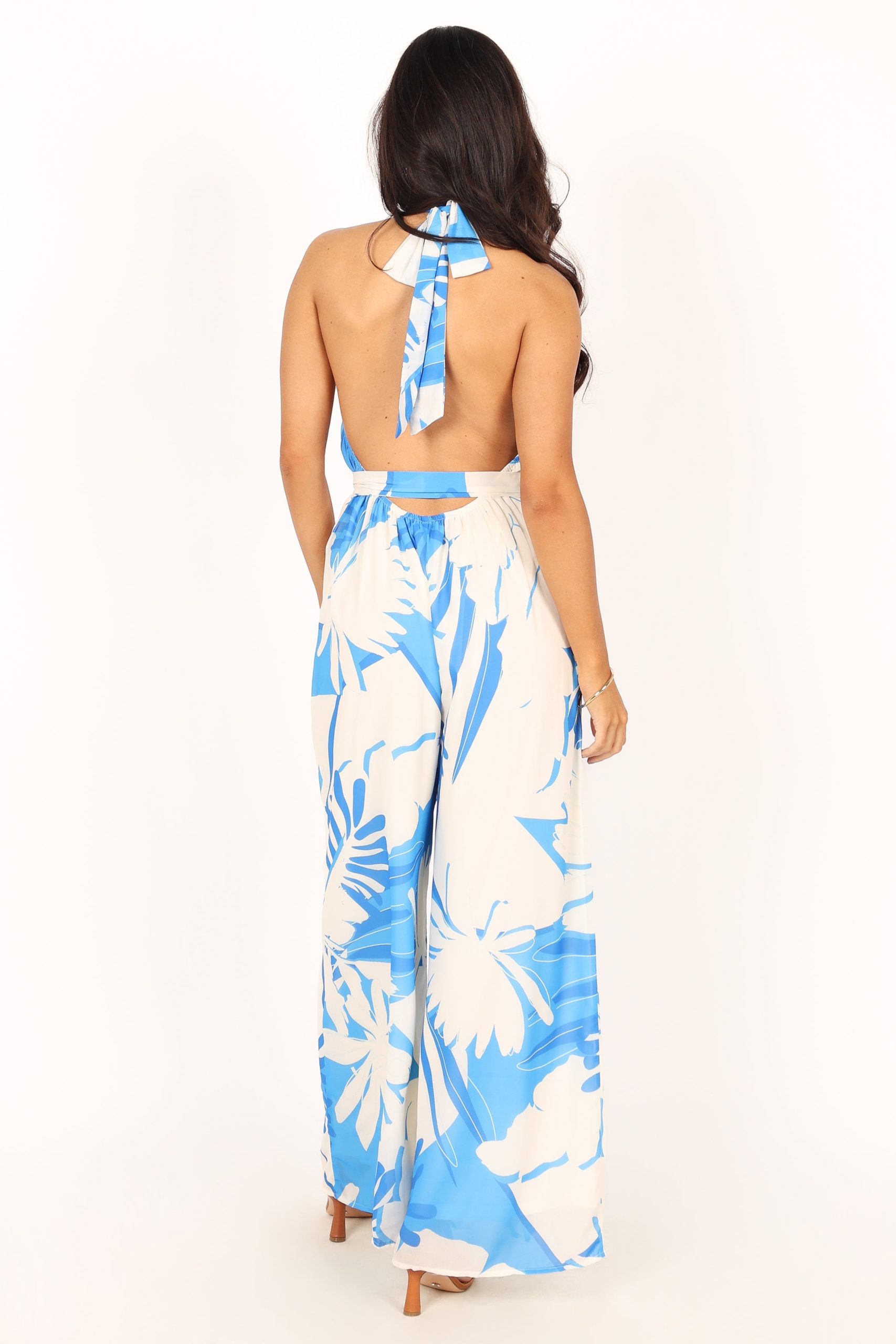 Aminah Jumpsuit - Blue Floral - Image 7