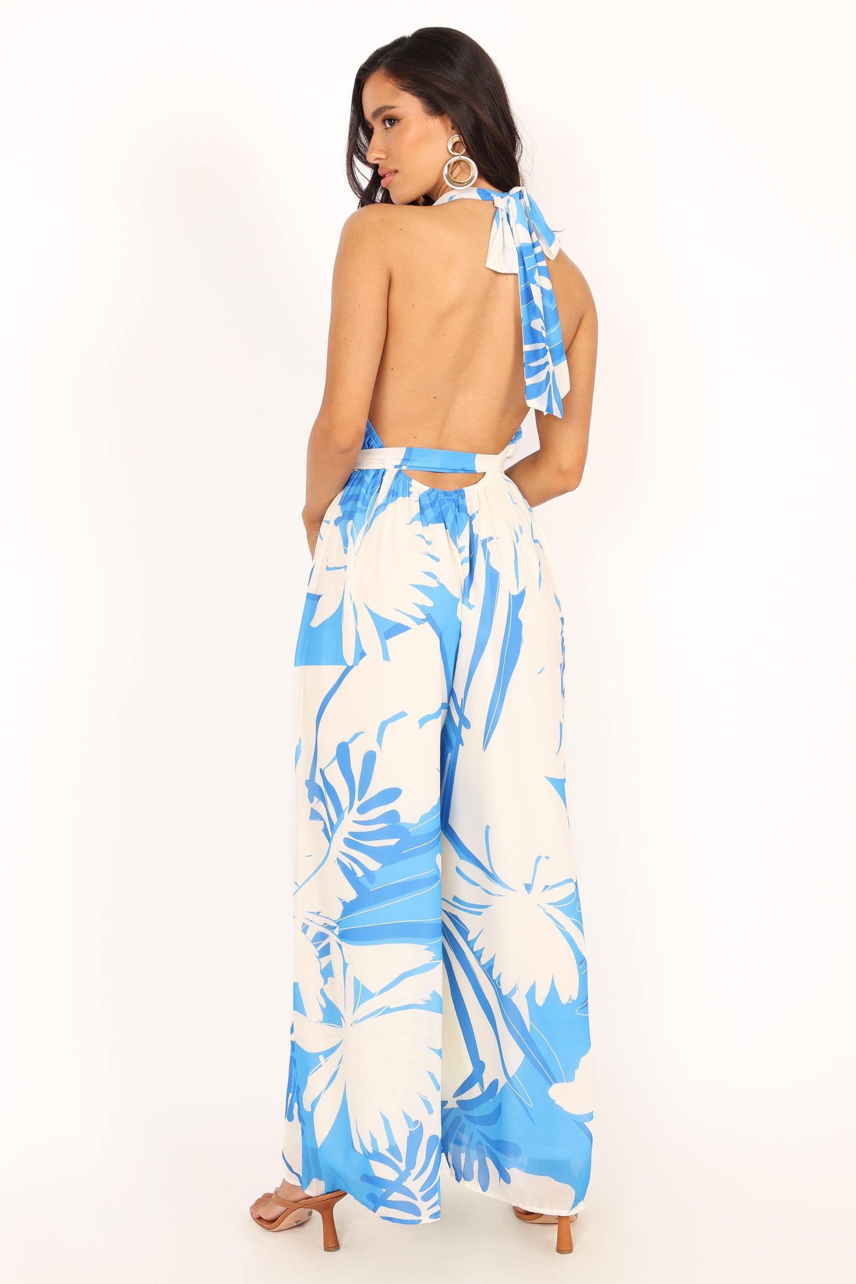 Aminah Jumpsuit - Blue Floral - Image 11