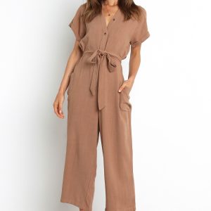 Archie Jumpsuit - Mocha