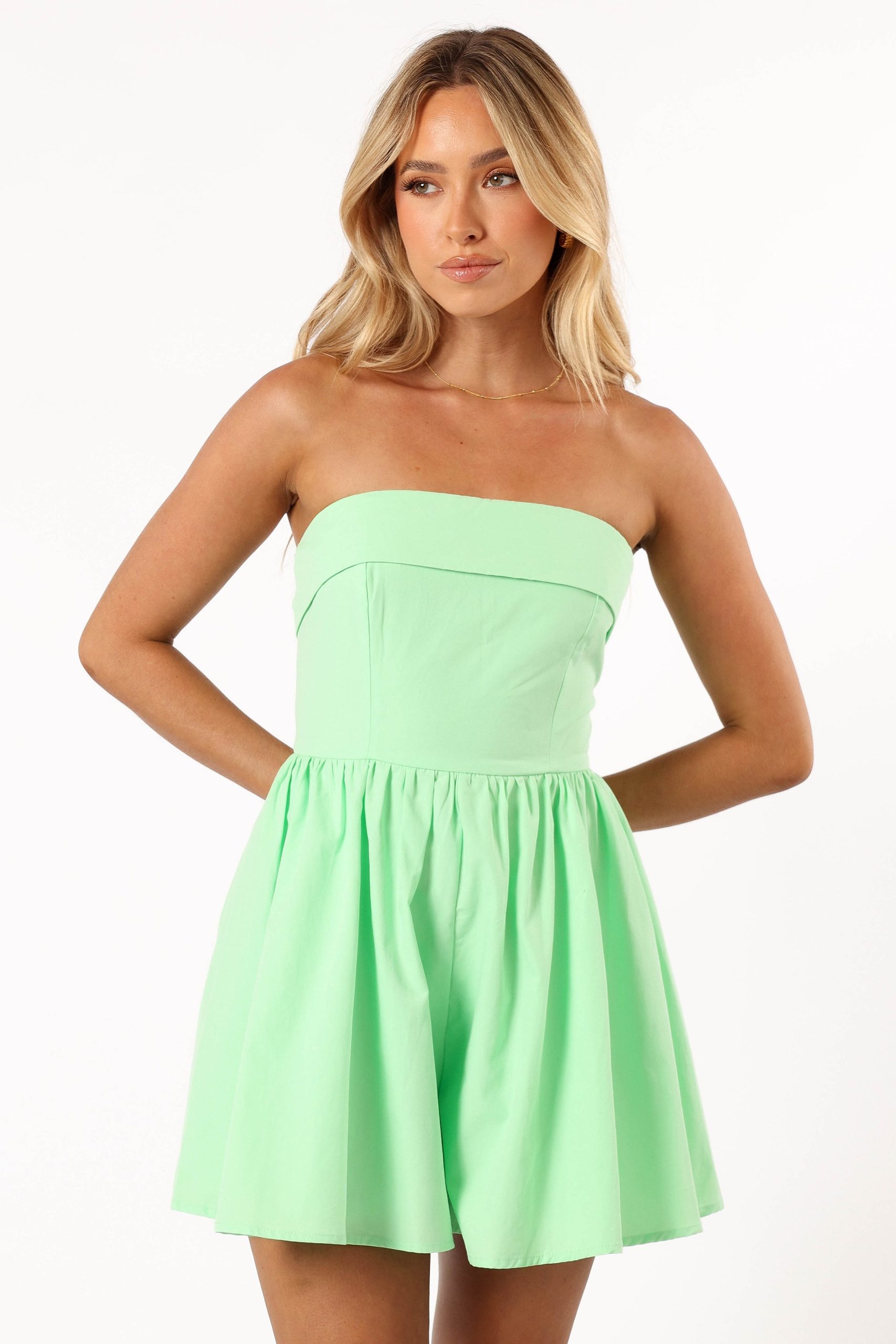 Beatrice Romper - Apple Green - Image 4