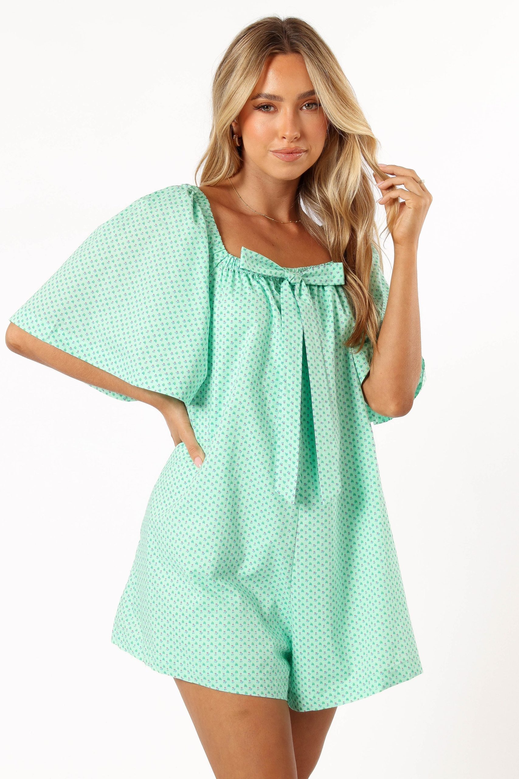 Chelsea Romper - Mint Green - Image 6