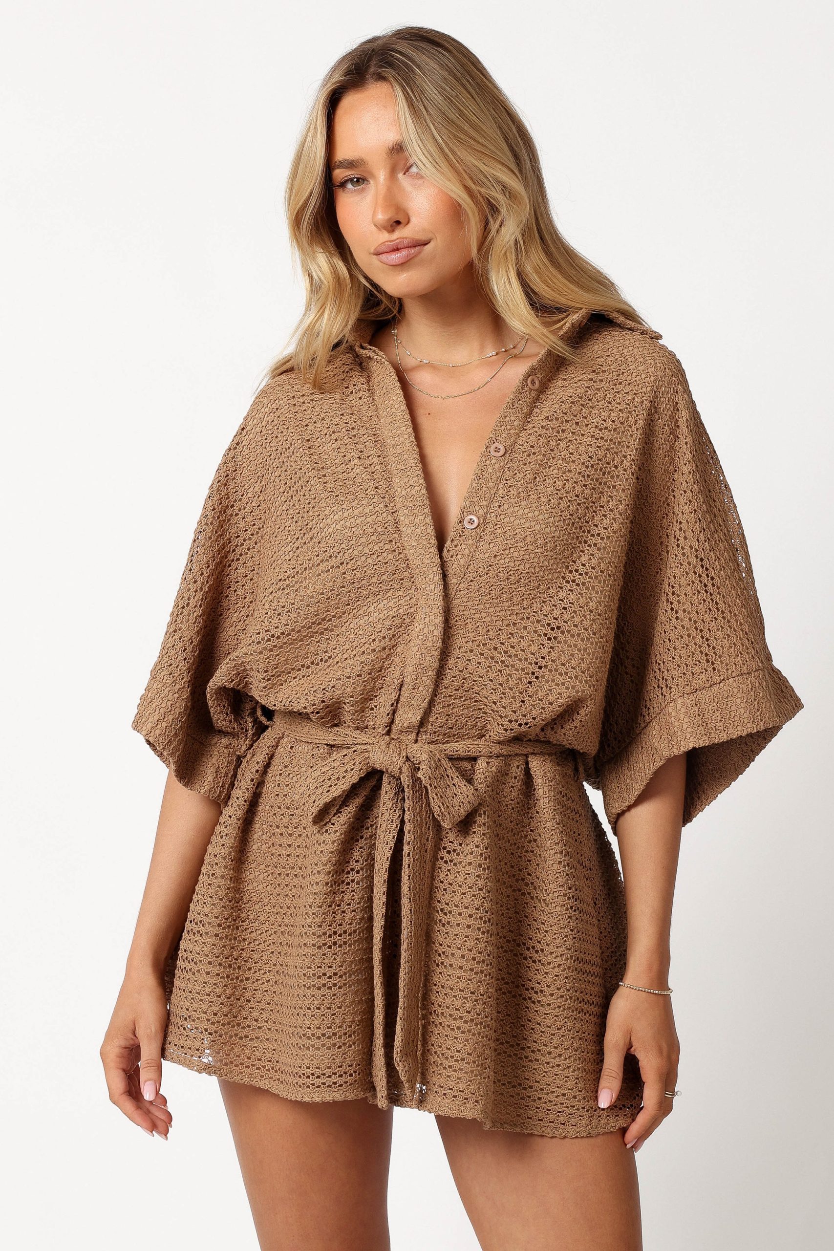 Culpo Romper - Mocha - Image 7