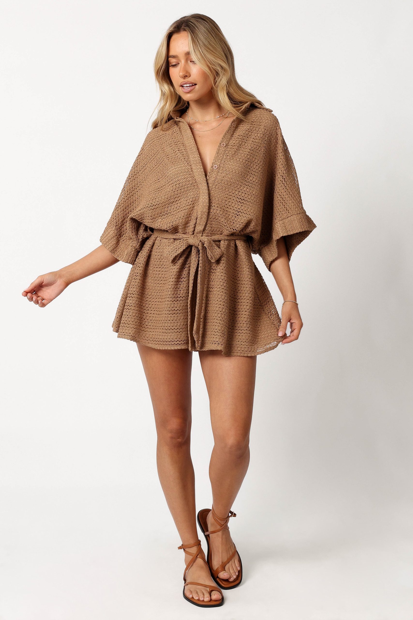 Culpo Romper - Mocha - Image 4