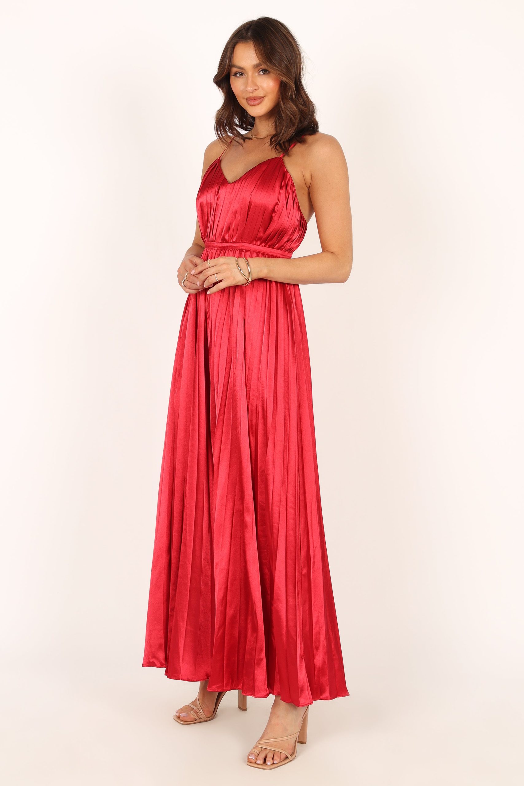 Eden Wide Leg Jumpsuit - Red - Image 7