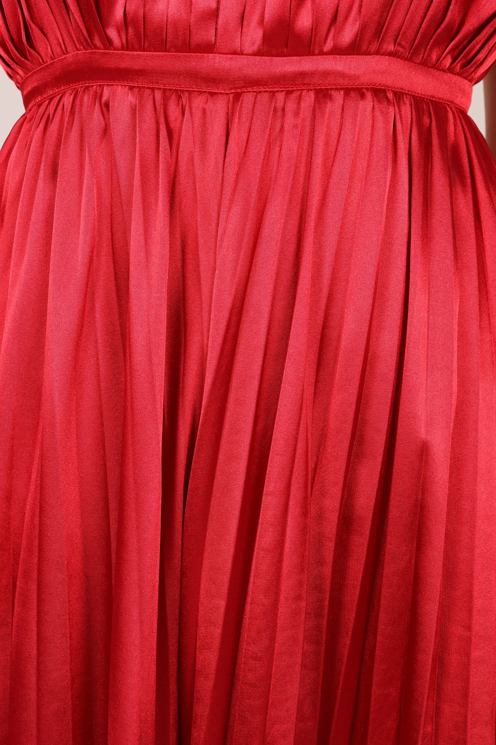 Eden Wide Leg Jumpsuit - Red - Image 11