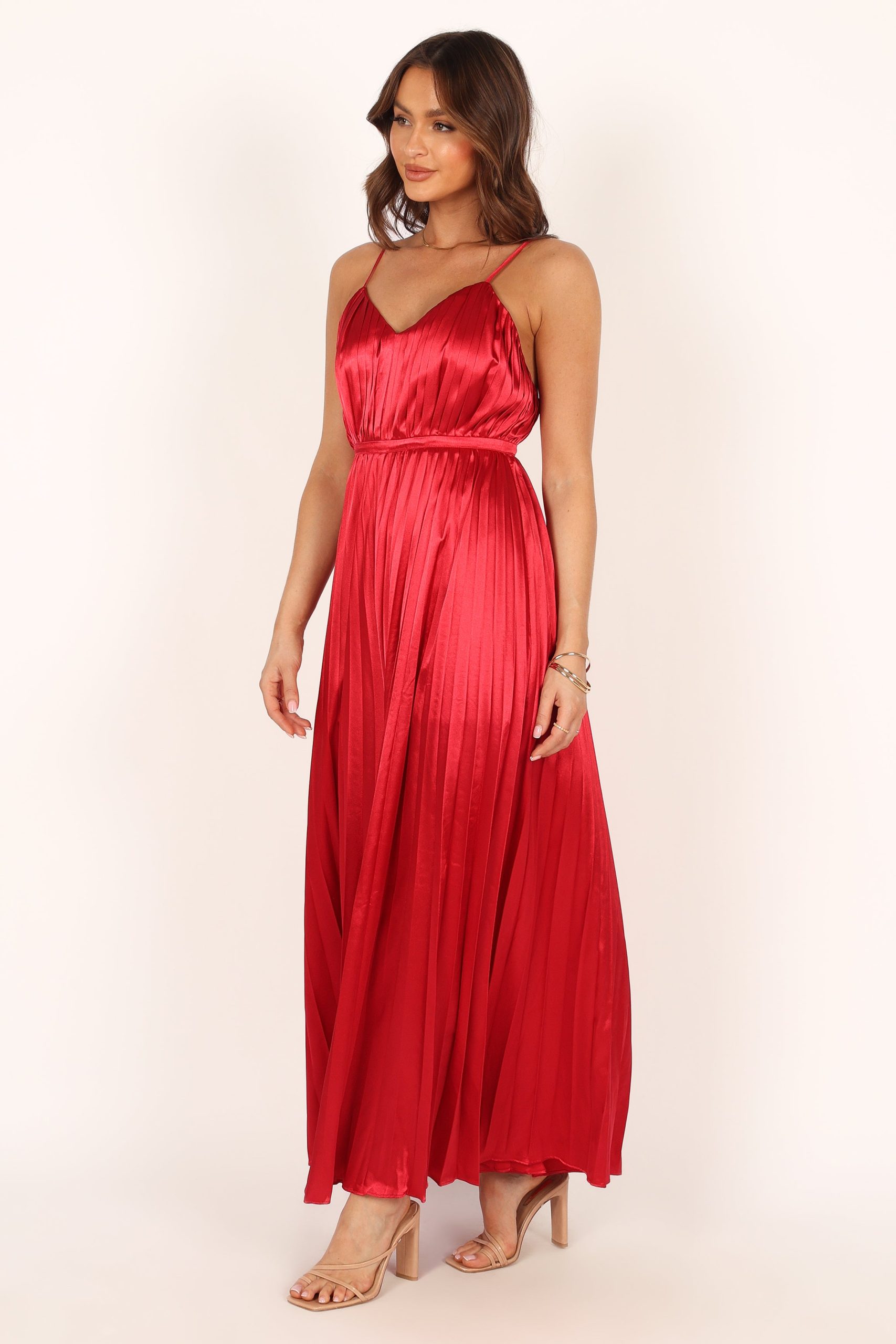 Eden Wide Leg Jumpsuit - Red - Image 12