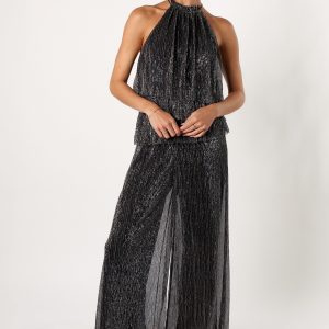 Elly Halter Jumpsuit - Black