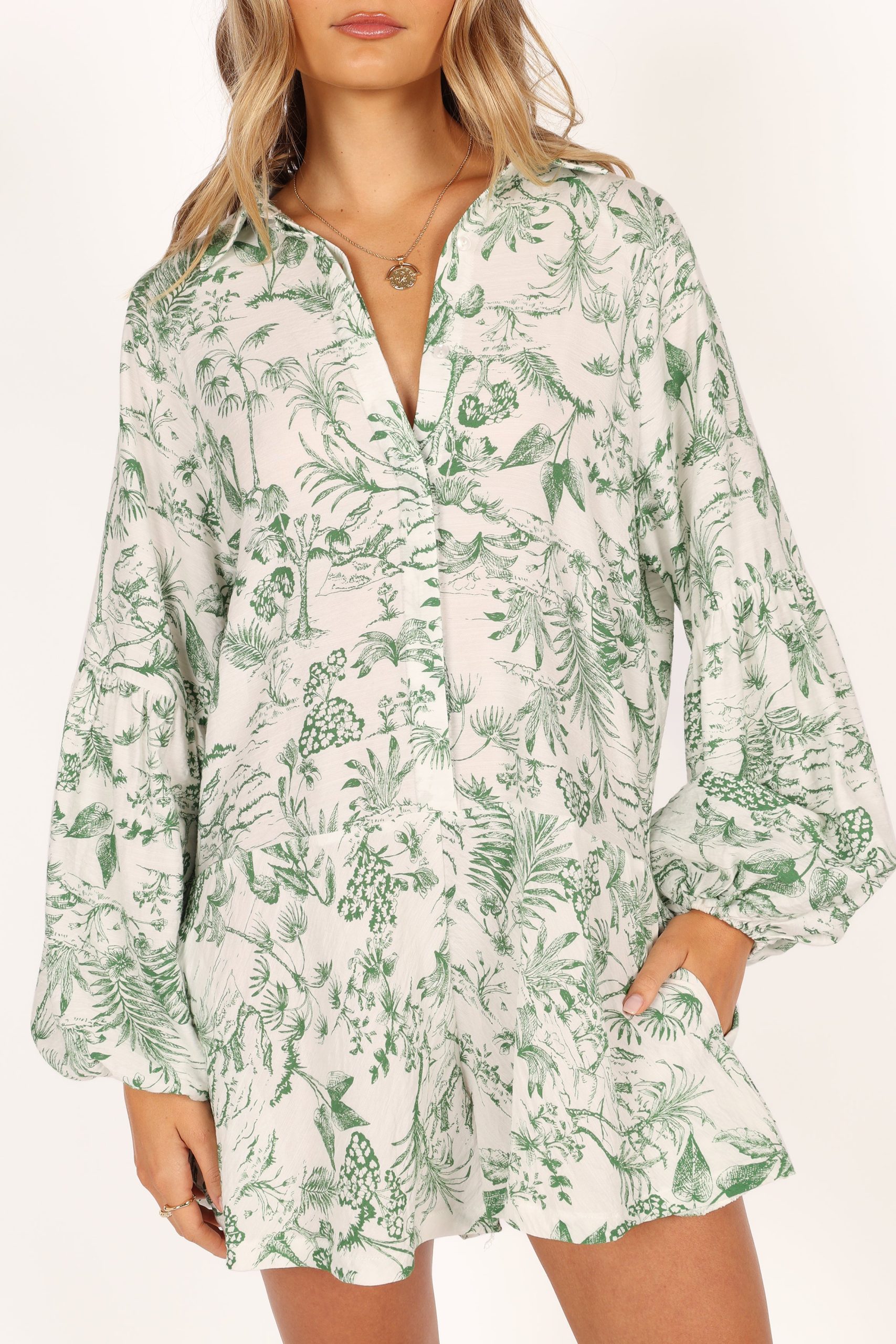 Elsa Romper - Green - Image 7