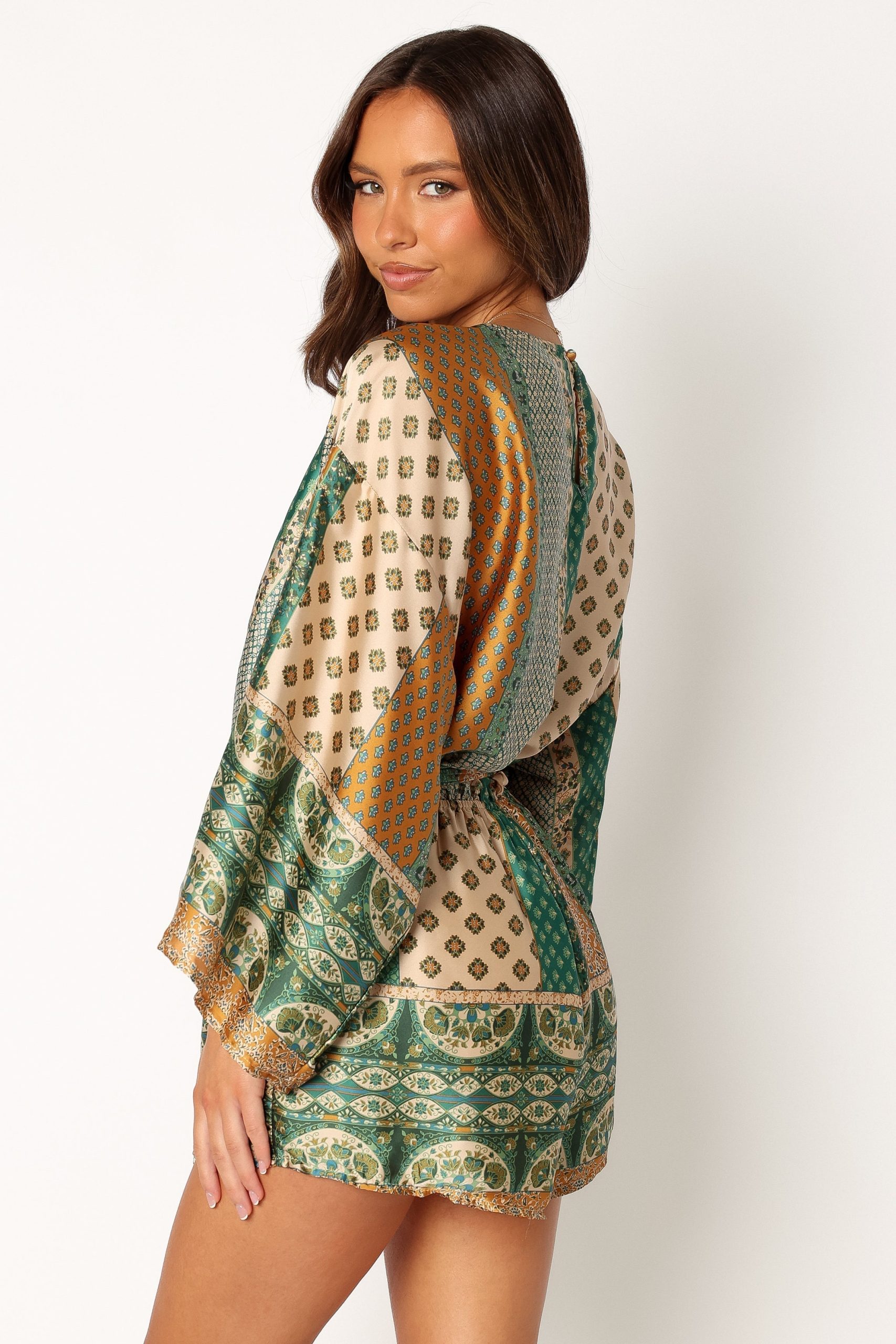 Elyse Romper - Green - Image 5