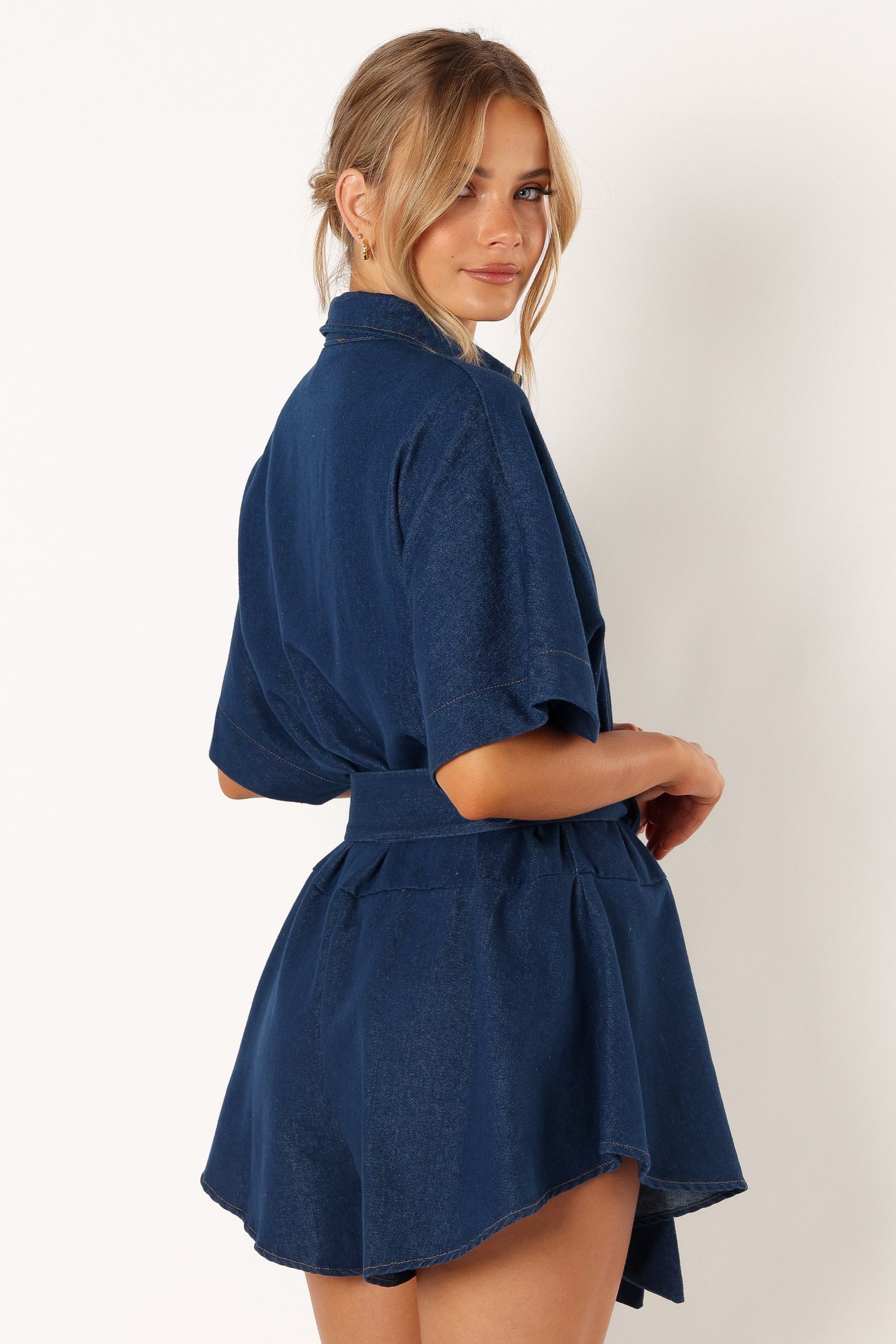 Harriette Romper - Dark Denim - Image 6