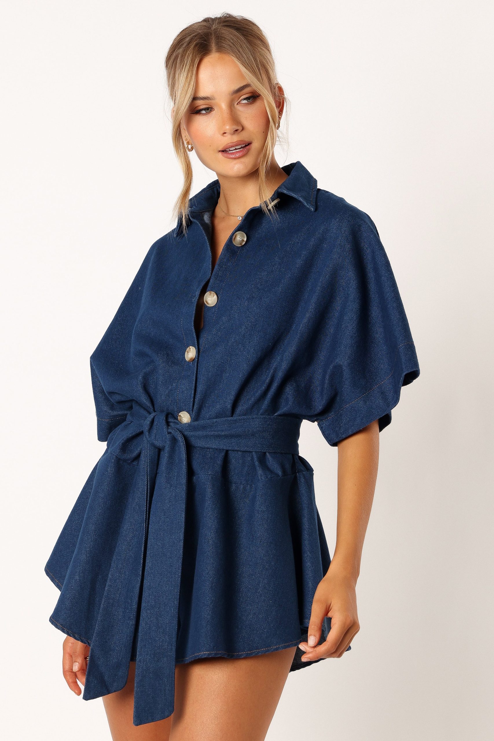 Harriette Romper - Dark Denim - Image 5