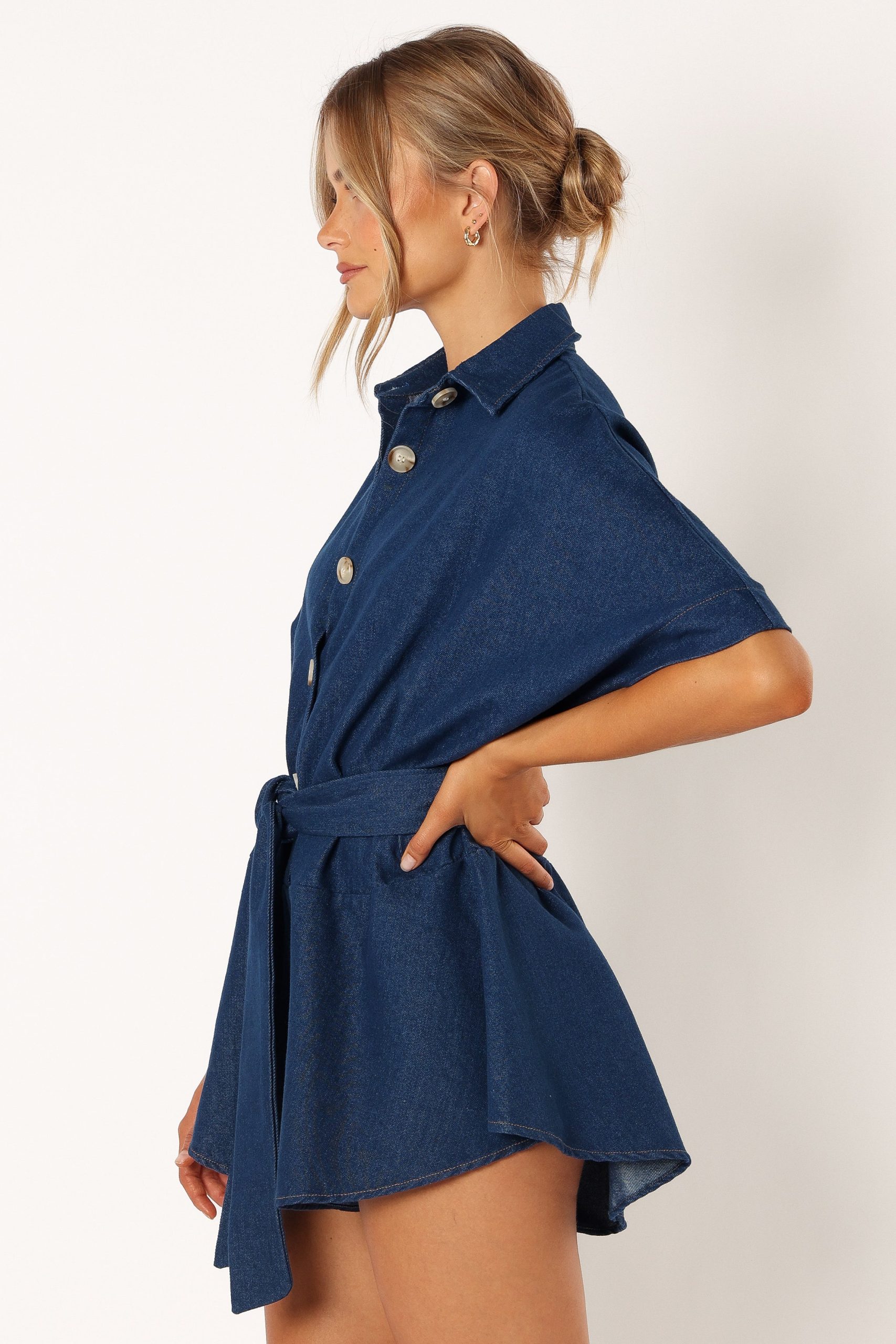 Harriette Romper - Dark Denim - Image 4