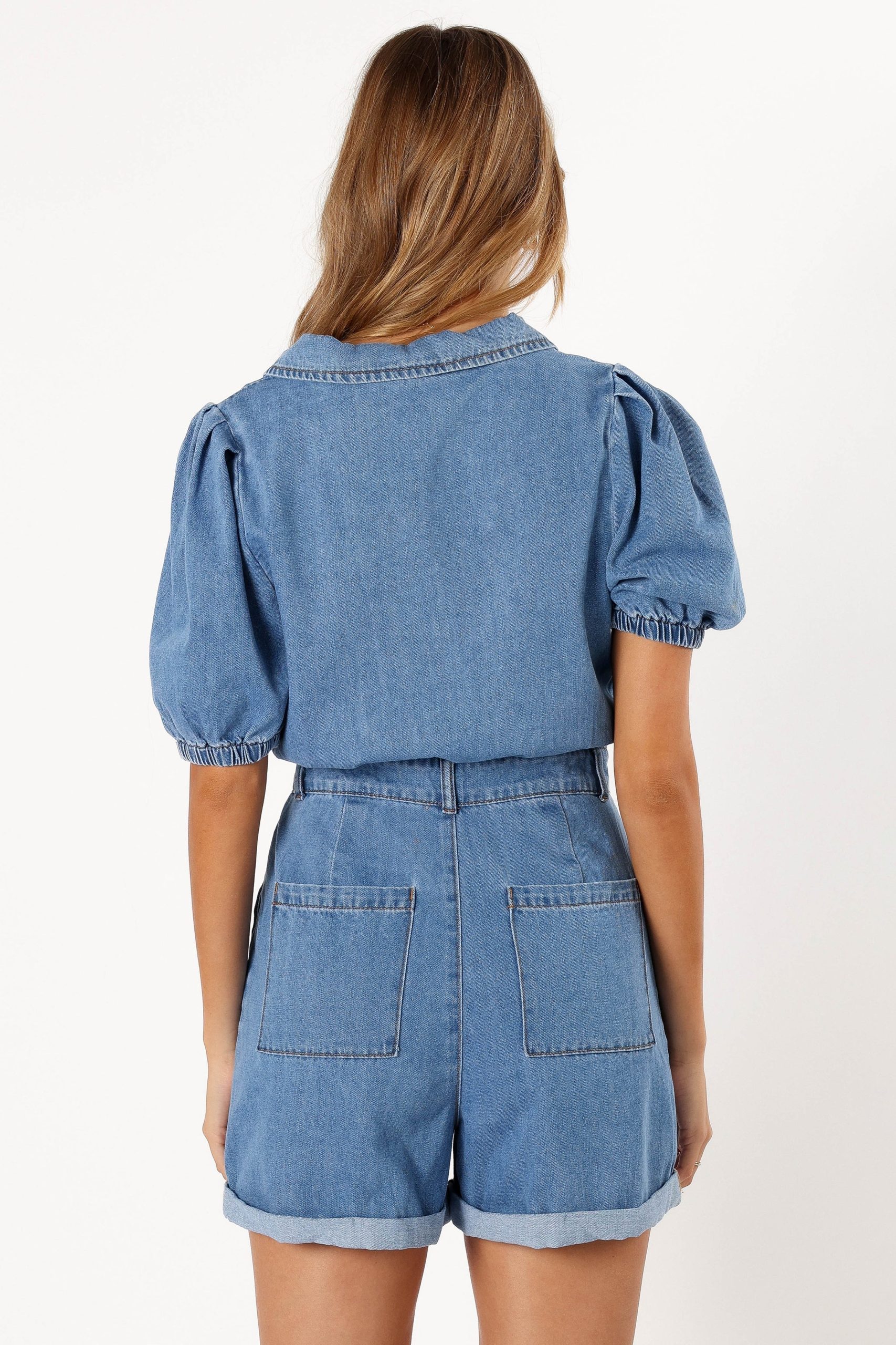 Harry Romper - Medium Denim - Image 4