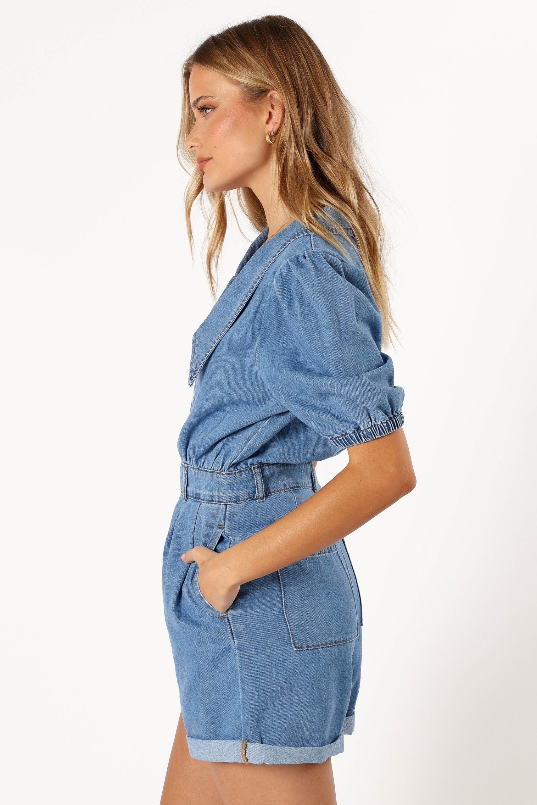 Harry Romper - Medium Denim - Image 3