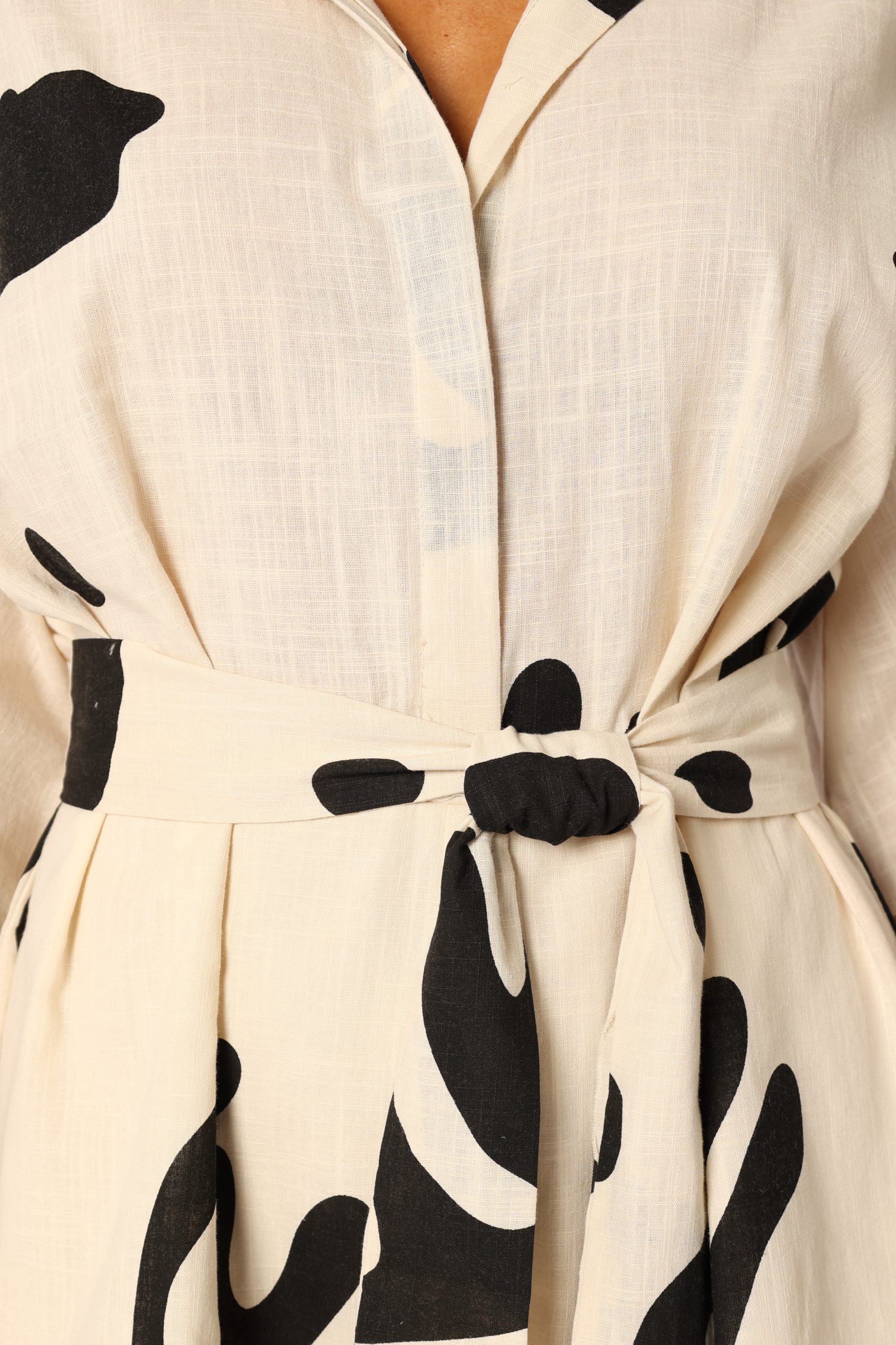 Kellie Romper - Beige Black - Image 8