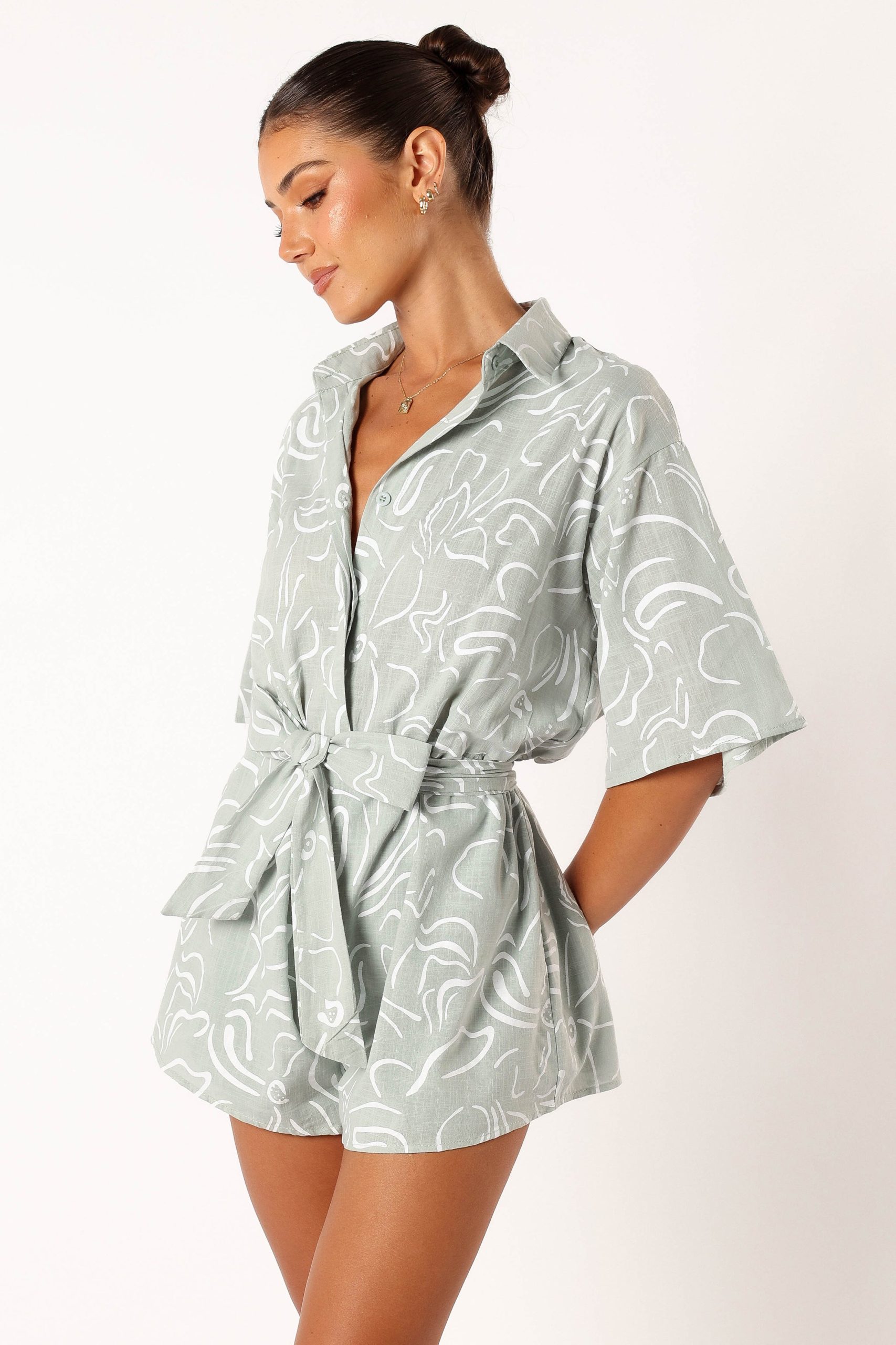 Kellie Romper - Sage - Image 5