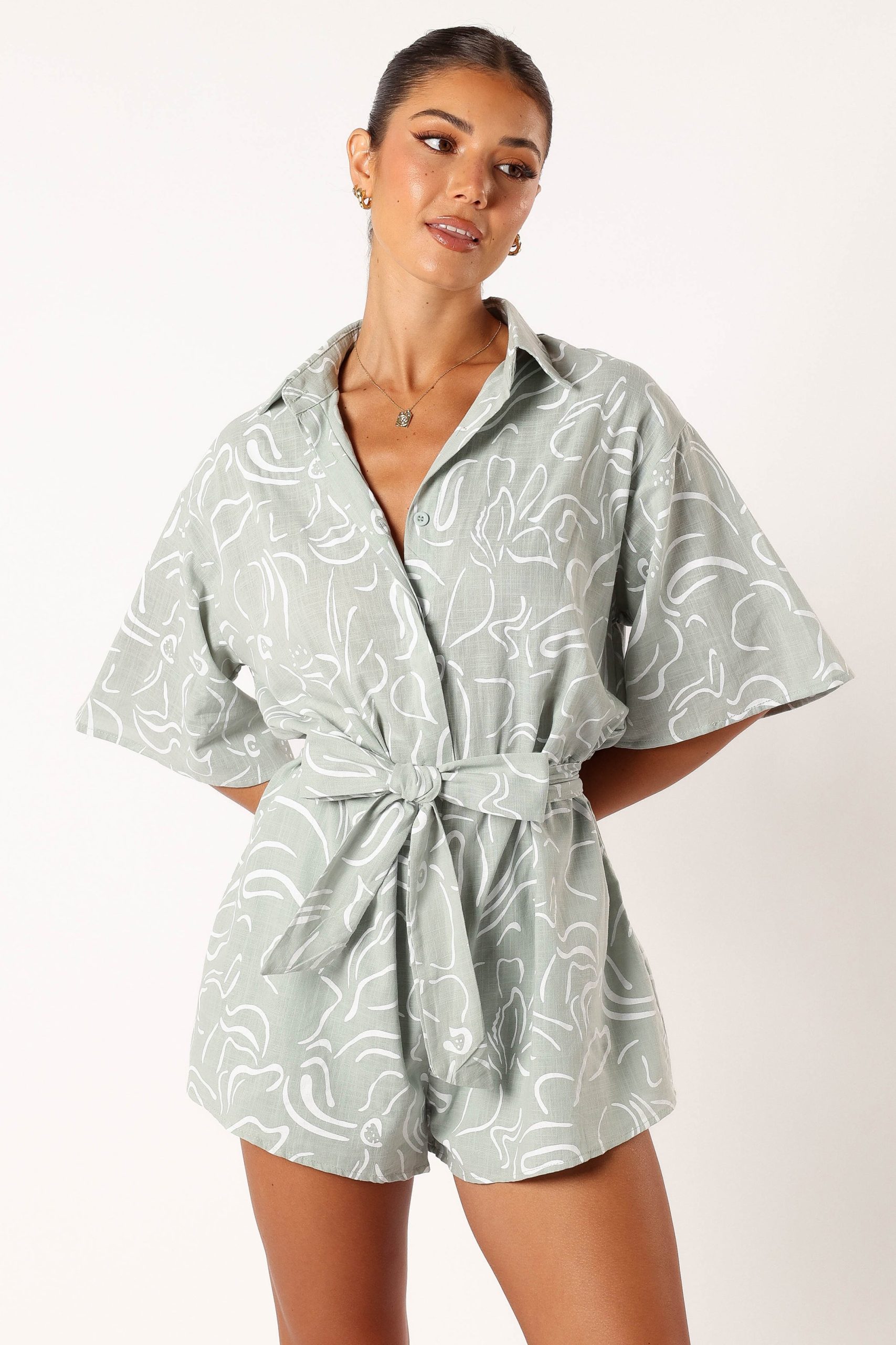 Kellie Romper - Sage - Image 8