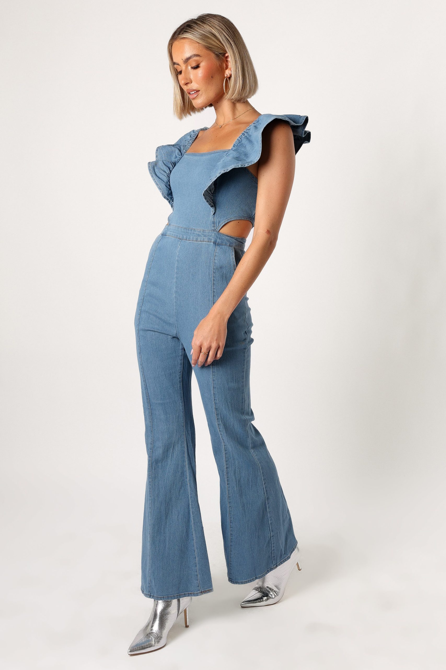 Kimmie Jumpsuit - Medium Denim - Image 2