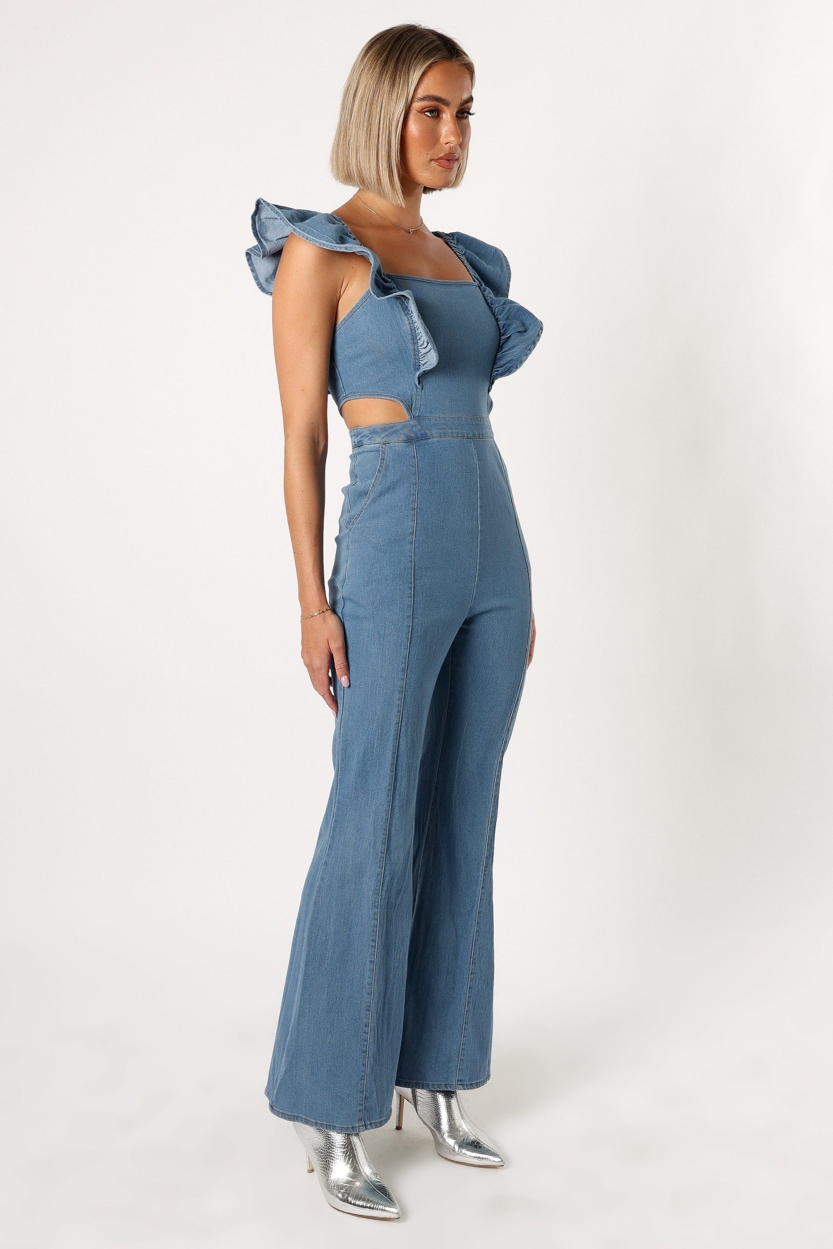 Kimmie Jumpsuit - Medium Denim - Image 4