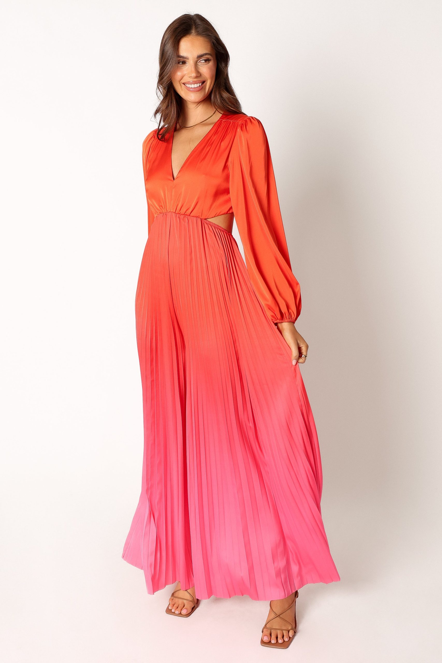 Krista Gradient Jumpsuit - Red - Image 2