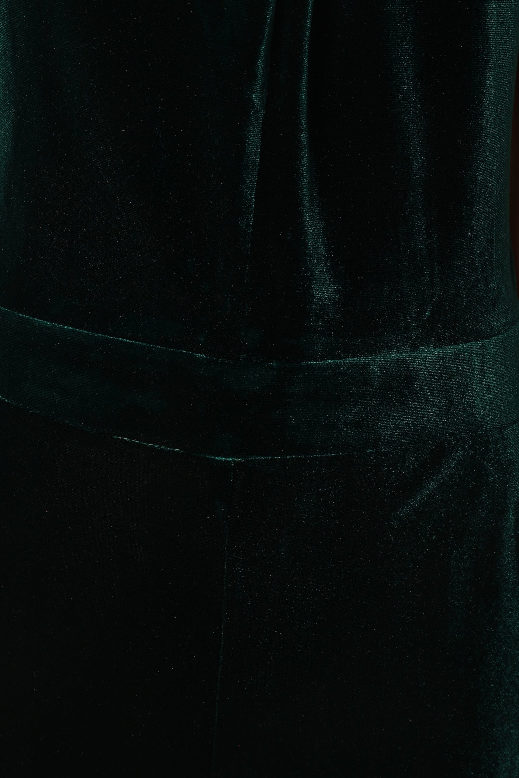 Liberty Velvet Jumpsuit - Hunter Green - Image 8