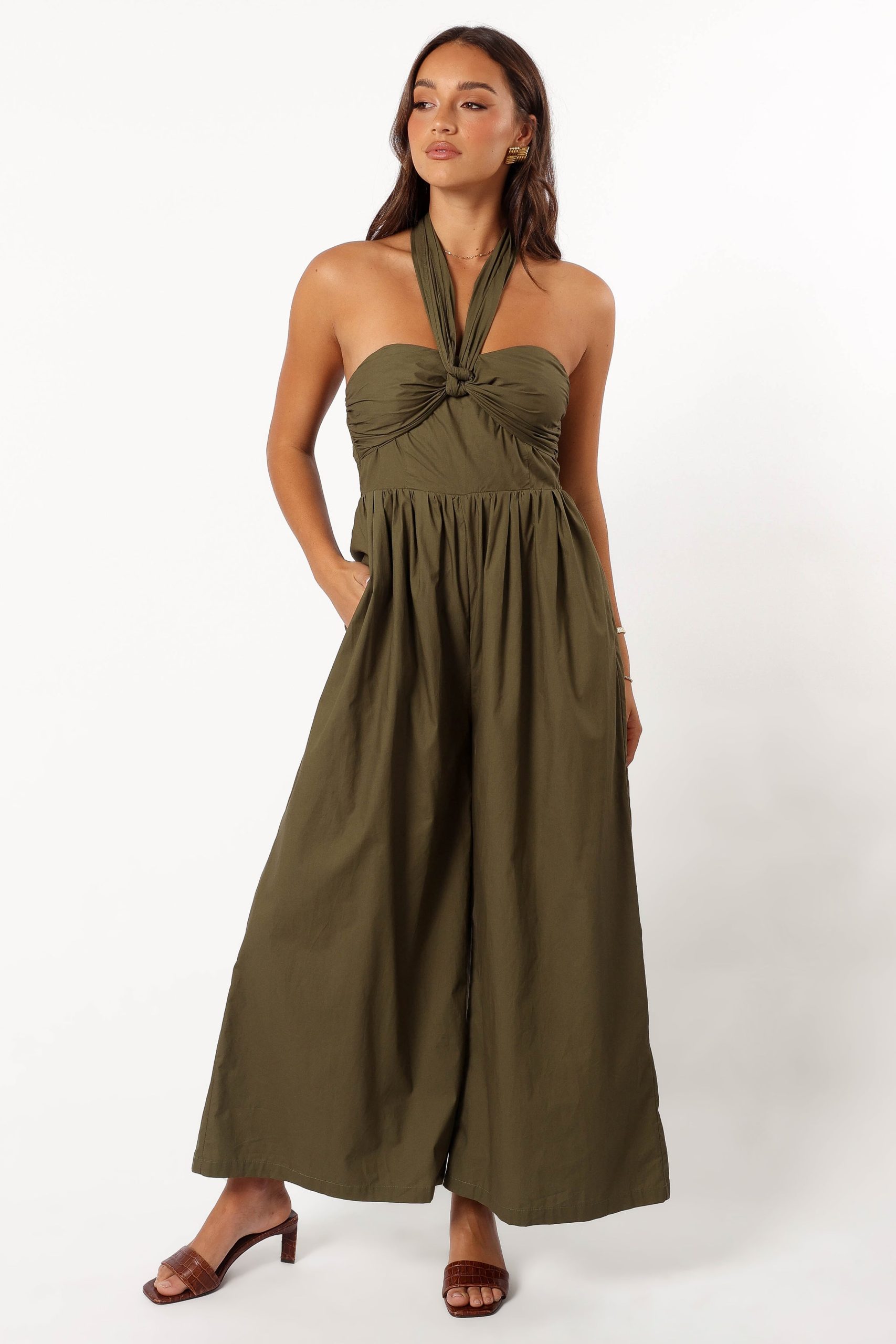Marias Jumpsuit - Deep Olive - Image 9