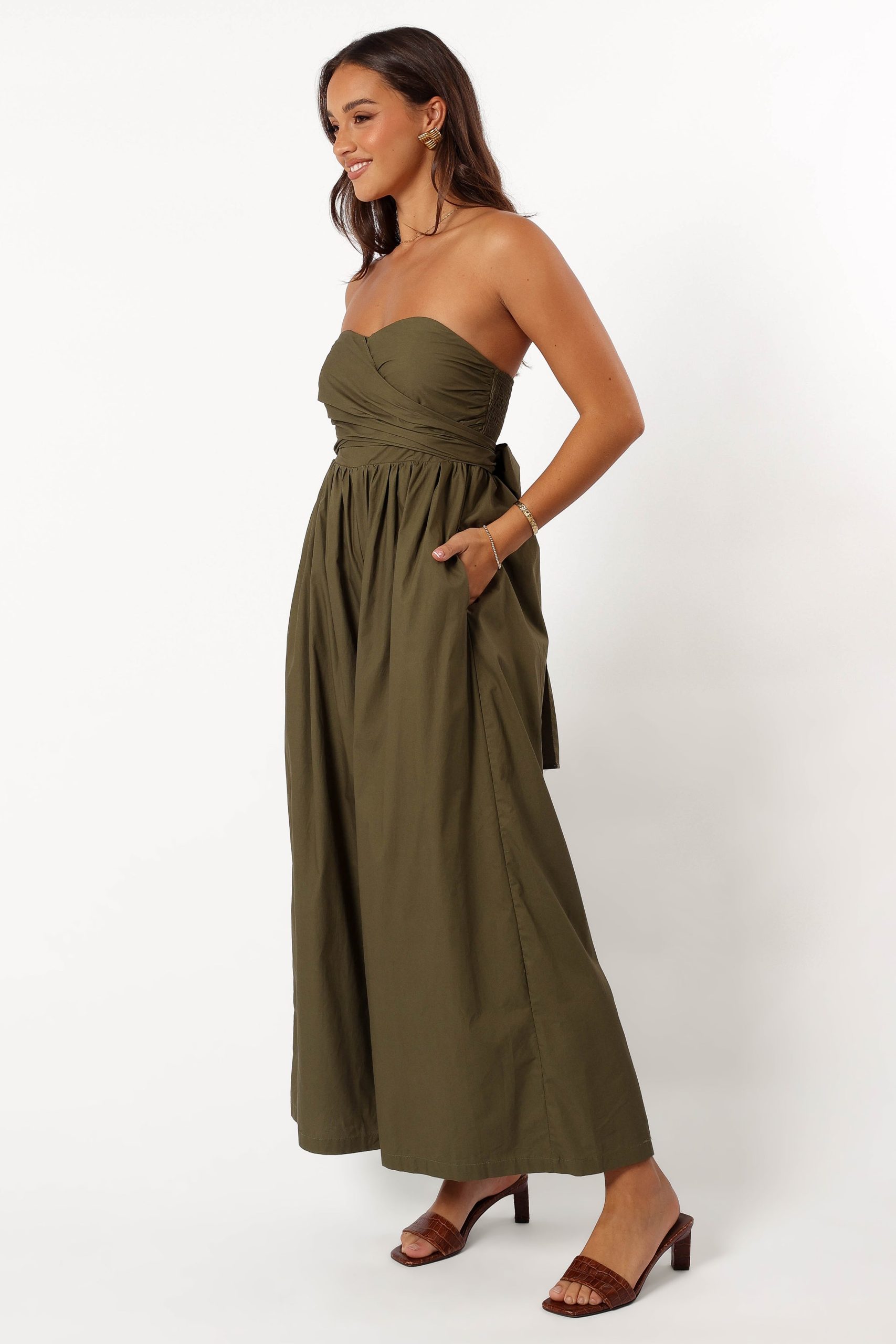 Marias Jumpsuit - Deep Olive - Image 3
