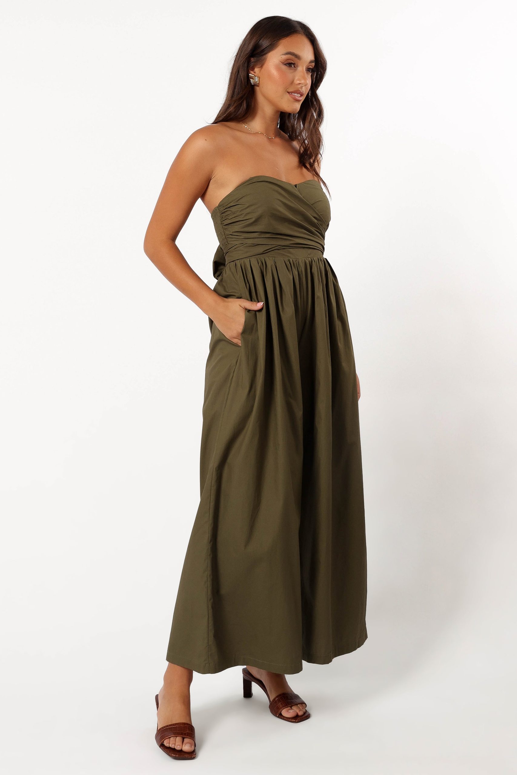 Marias Jumpsuit - Deep Olive - Image 4