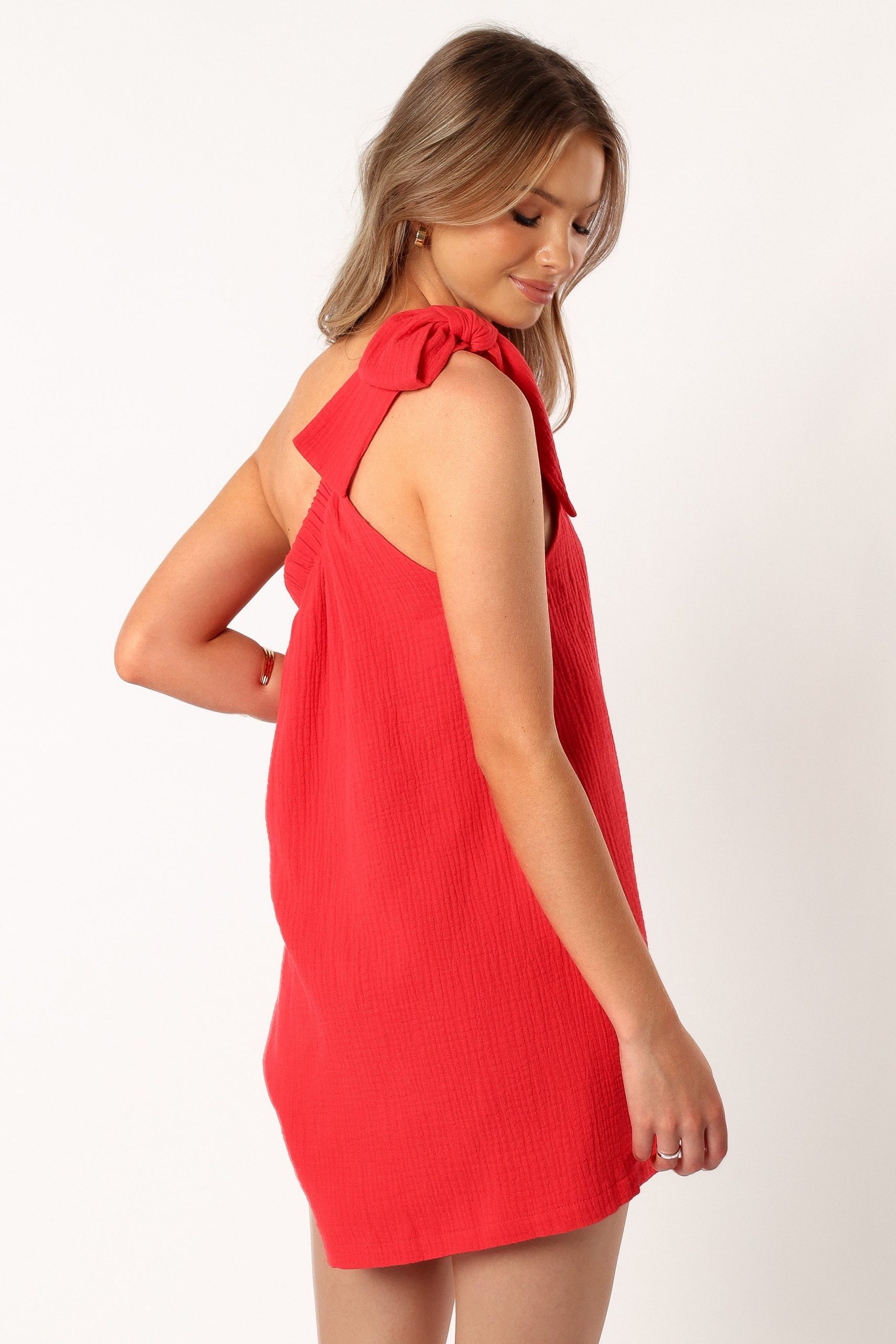 Miffy One Shoulder Romper - Red - Image 6