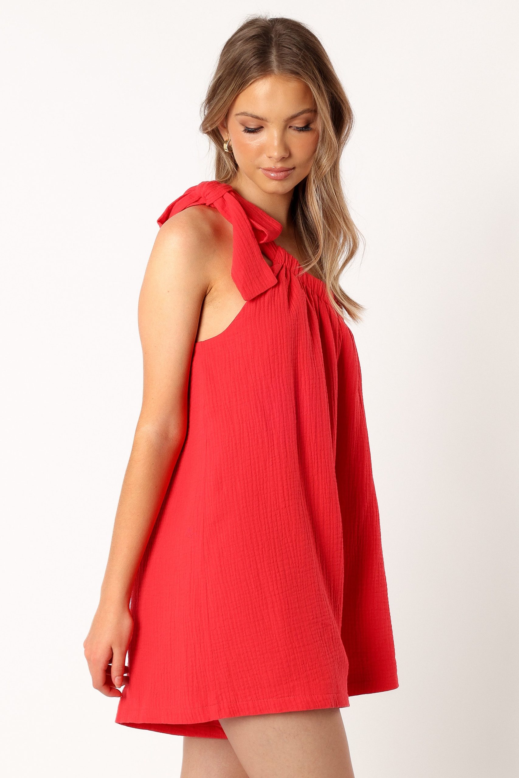 Miffy One Shoulder Romper - Red - Image 5