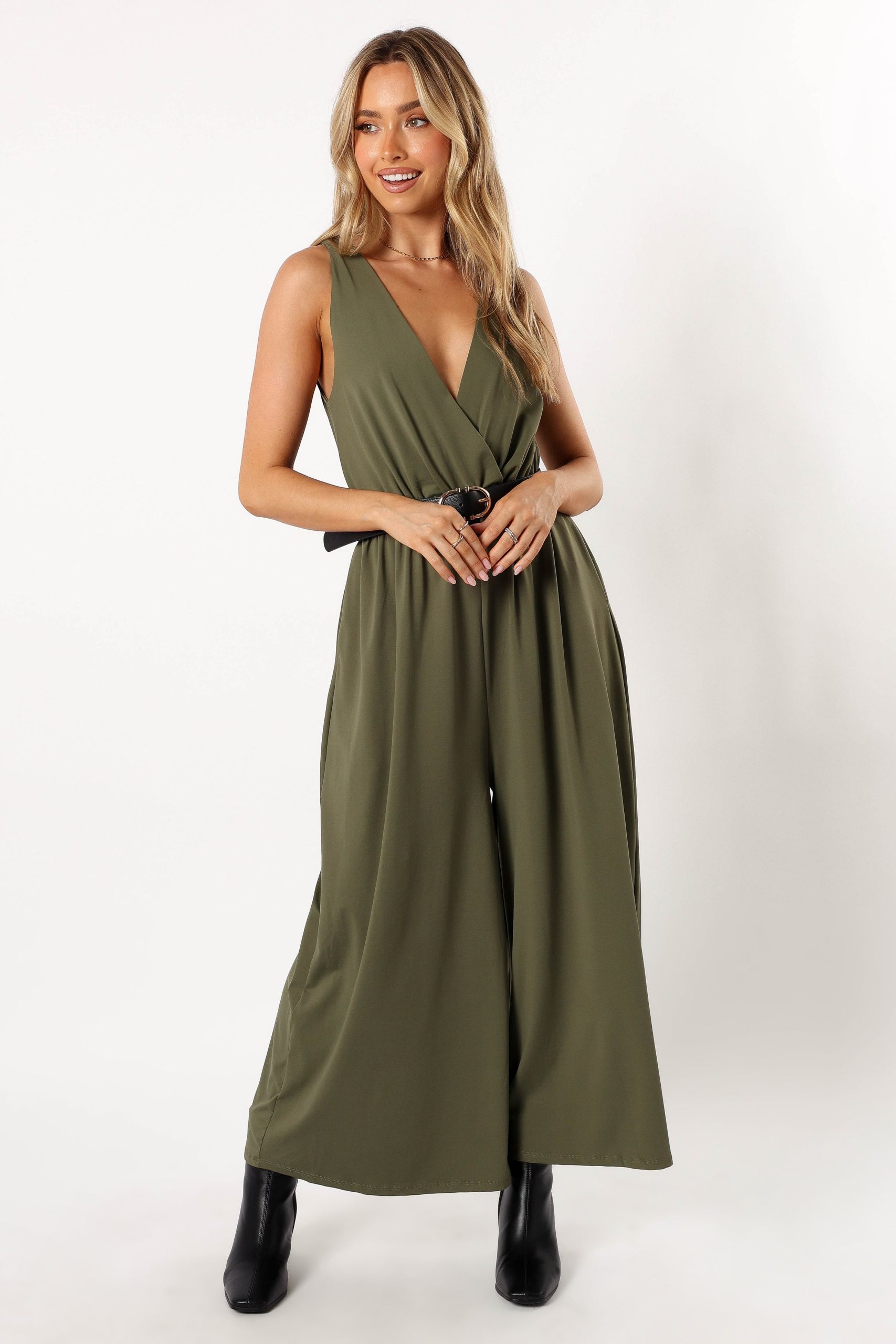 Miya Jumpsuit - Olive - Image 6