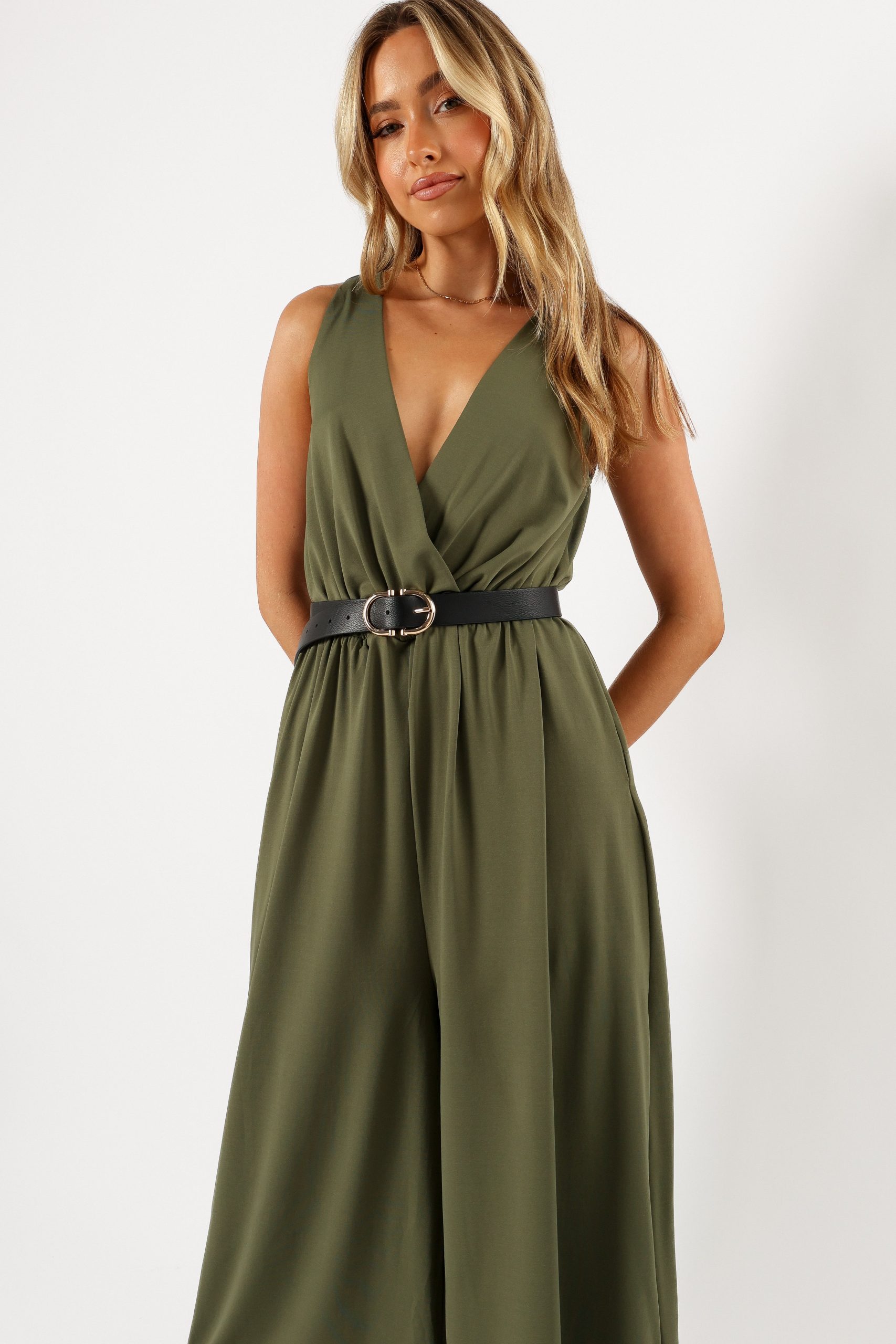 Miya Jumpsuit - Olive - Image 2