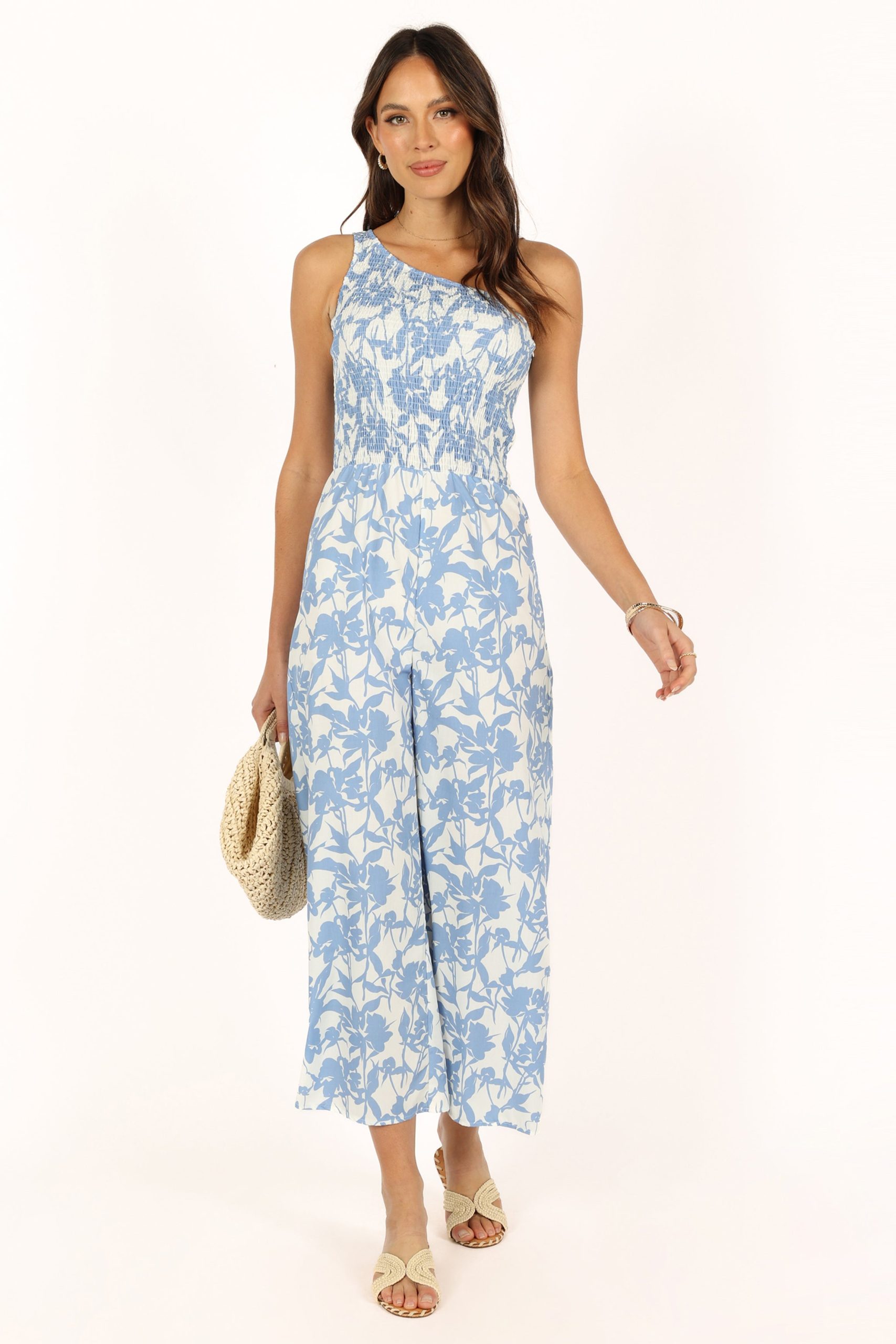 Rae Jumpsuit - Blue Floral - Image 3