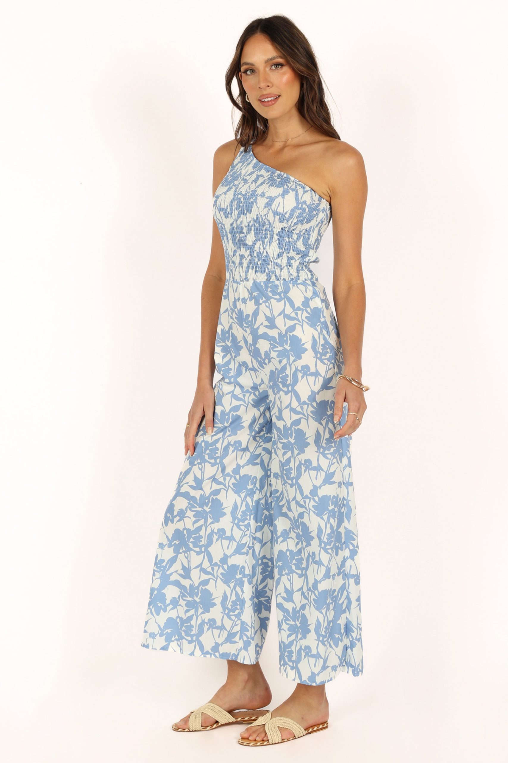 Rae Jumpsuit - Blue Floral - Image 4