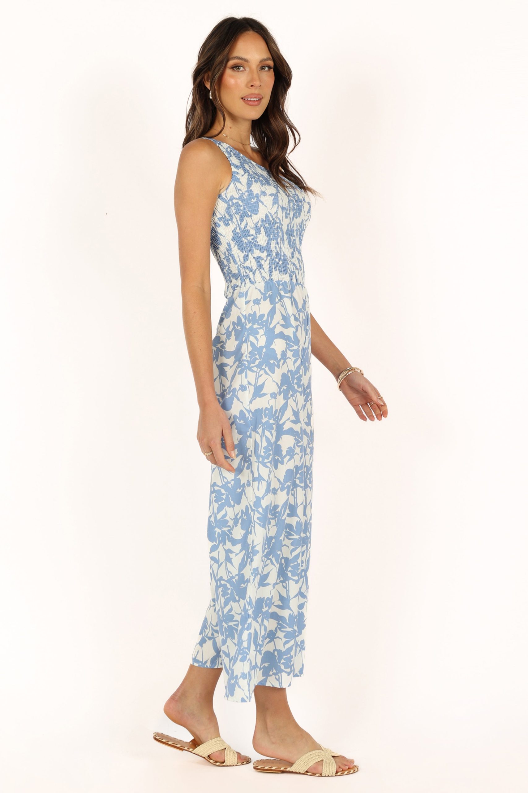 Rae Jumpsuit - Blue Floral - Image 7