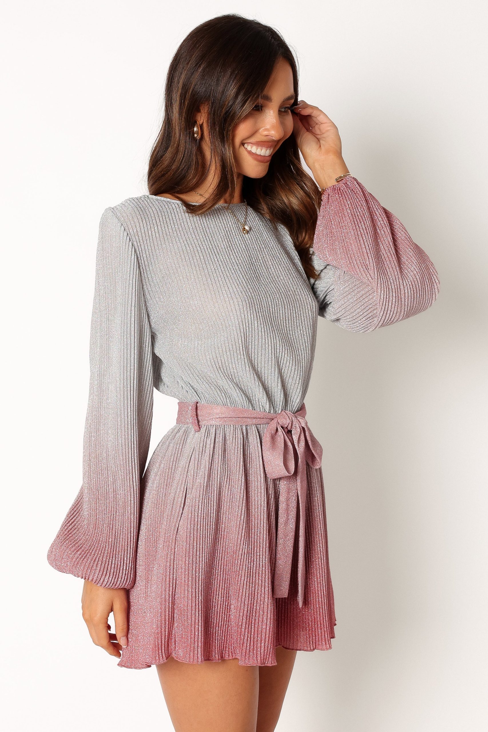 Rebecca Gradient Romper - Pink - Image 5