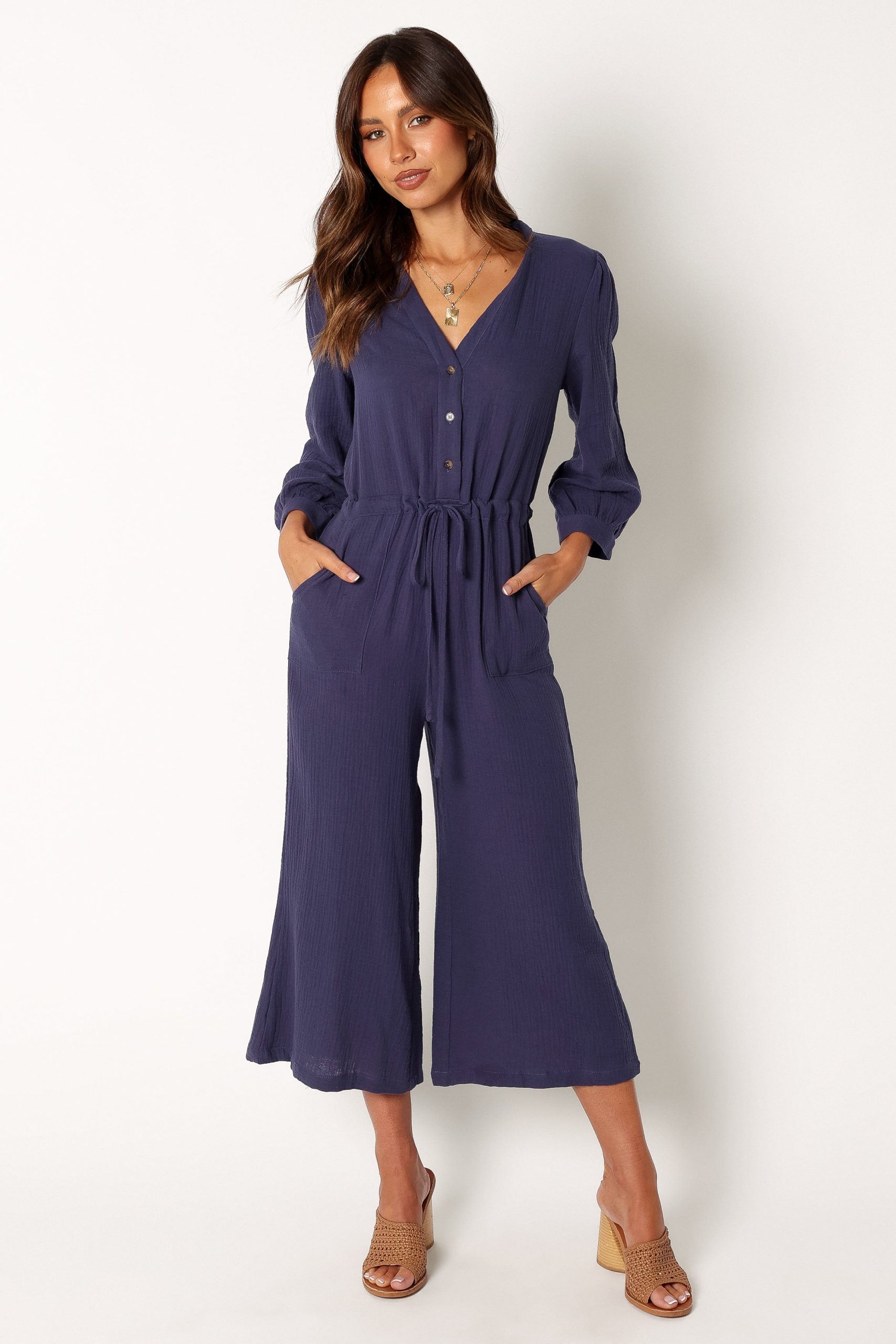 Roberta Jumpsuit - Navy - Image 2