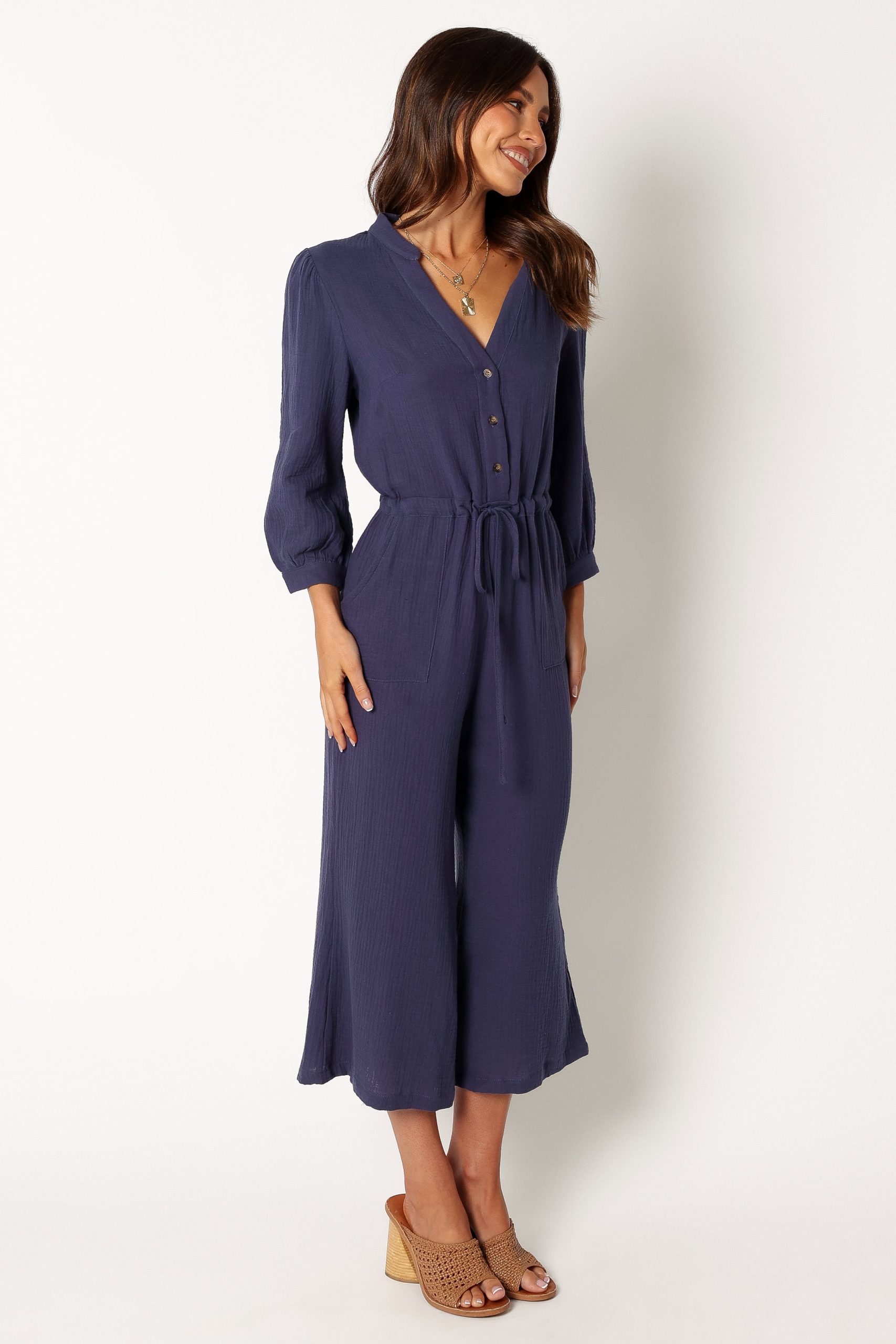 Roberta Jumpsuit - Navy - Image 5