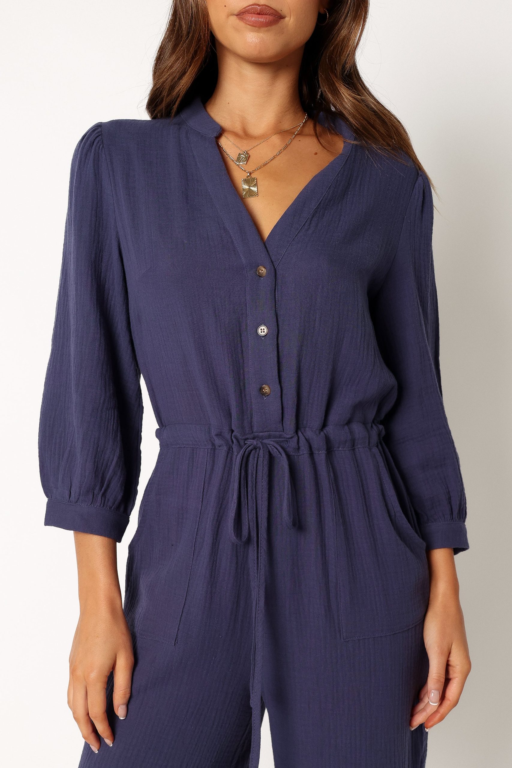 Roberta Jumpsuit - Navy - Image 7